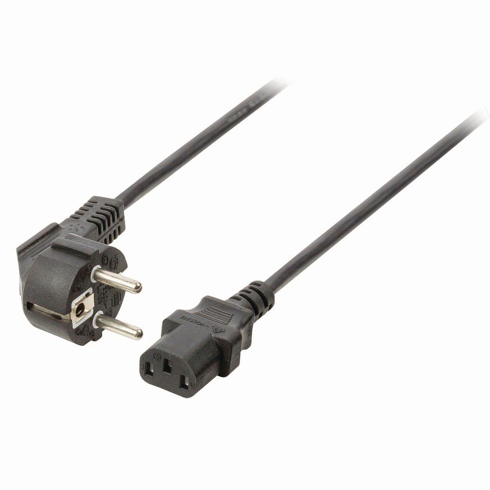 Nedis Cable d'alimentation pour PC, moniteur et onduleur noir - 3 mètres - Cable Secteur NEDIS
