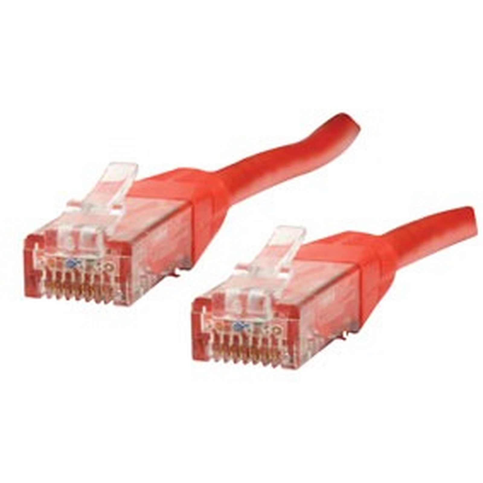 Cable RJ45 categorie 6 U/UTP 0.5 m (Rouge) - Cable RJ45 Generique