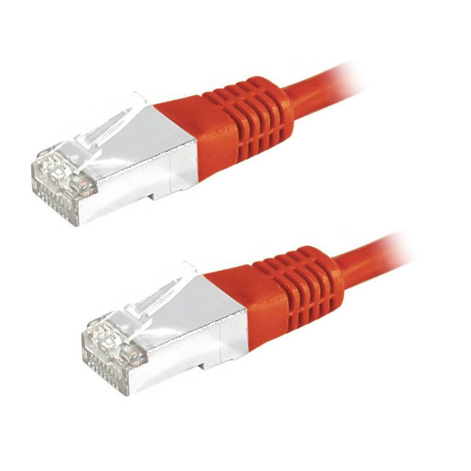 Cable RJ45 categorie 6 S/FTP 5 m (Rouge) - Cable RJ45 Generique