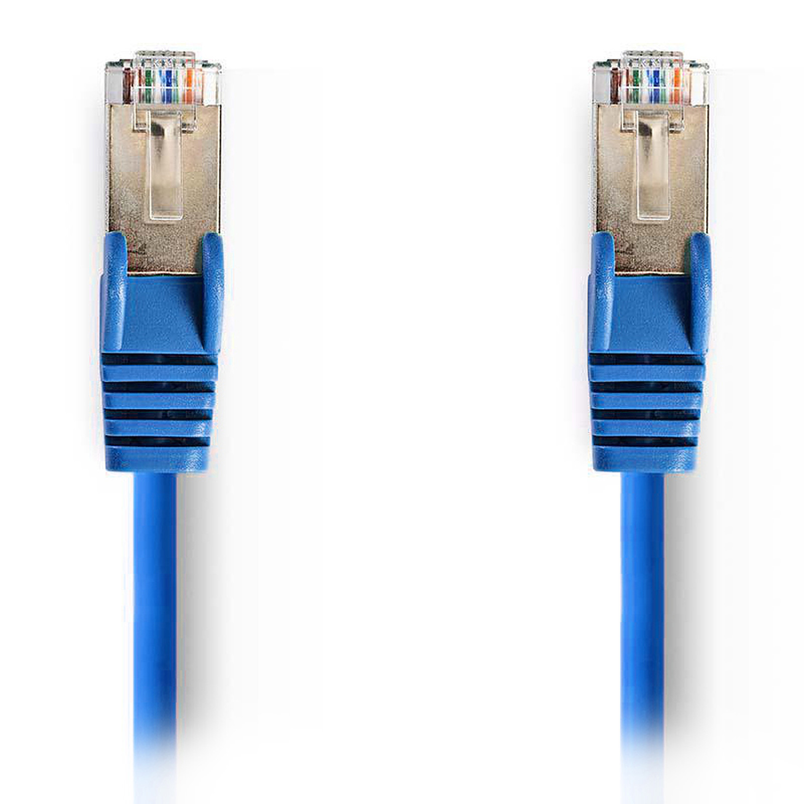 Nedis Cable RJ45 categorie 5e SF/UTP 0.5 m (Bleu) - Cable RJ45 NEDIS