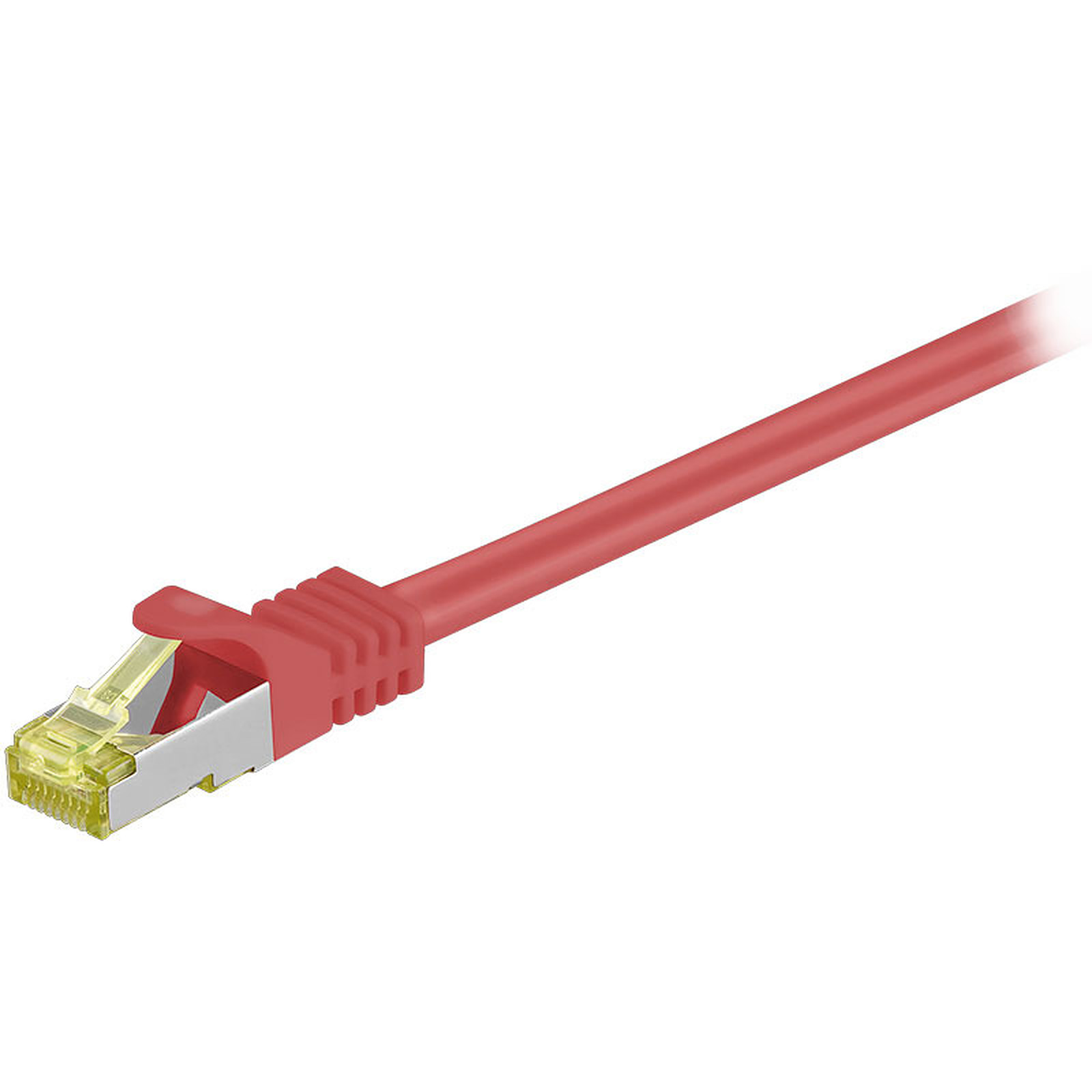 Cordon RJ45 categorie 7 S/FTP 5 m (Rouge) - Cable RJ45 Generique
