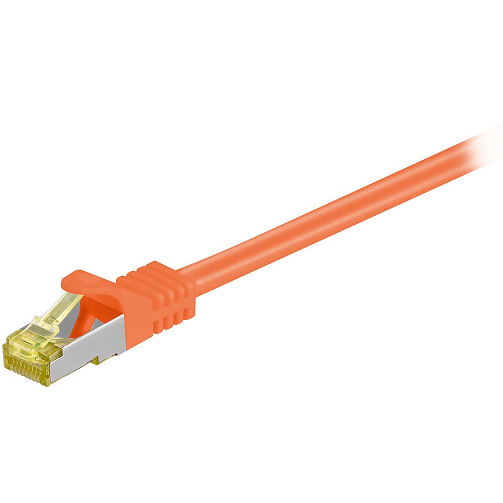 Cordon RJ45 categorie 7 S/FTP 5 m (Orange) - Cable RJ45 Generique