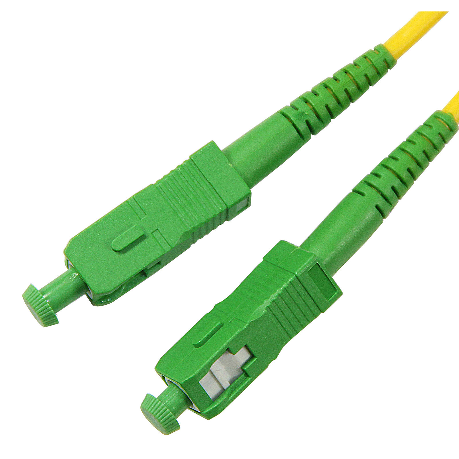 Jarretière optique simplex monomode 9/125 SC-APC/SC-APC (10 mètres) - Cable fibre Optique Generique