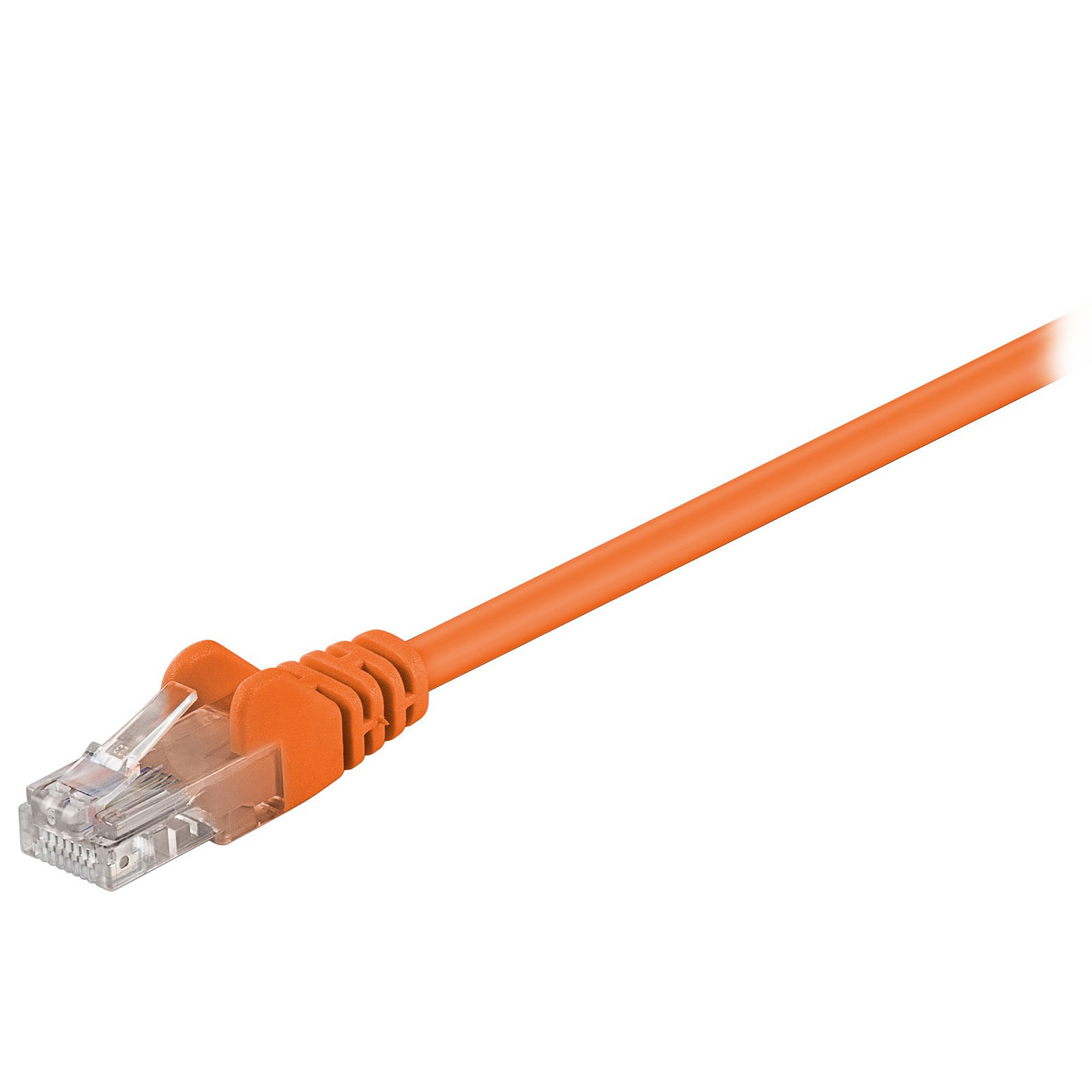 Cable RJ45 categorie 5e U/UTP 0.5 m (Orange) - Cable RJ45 Generique