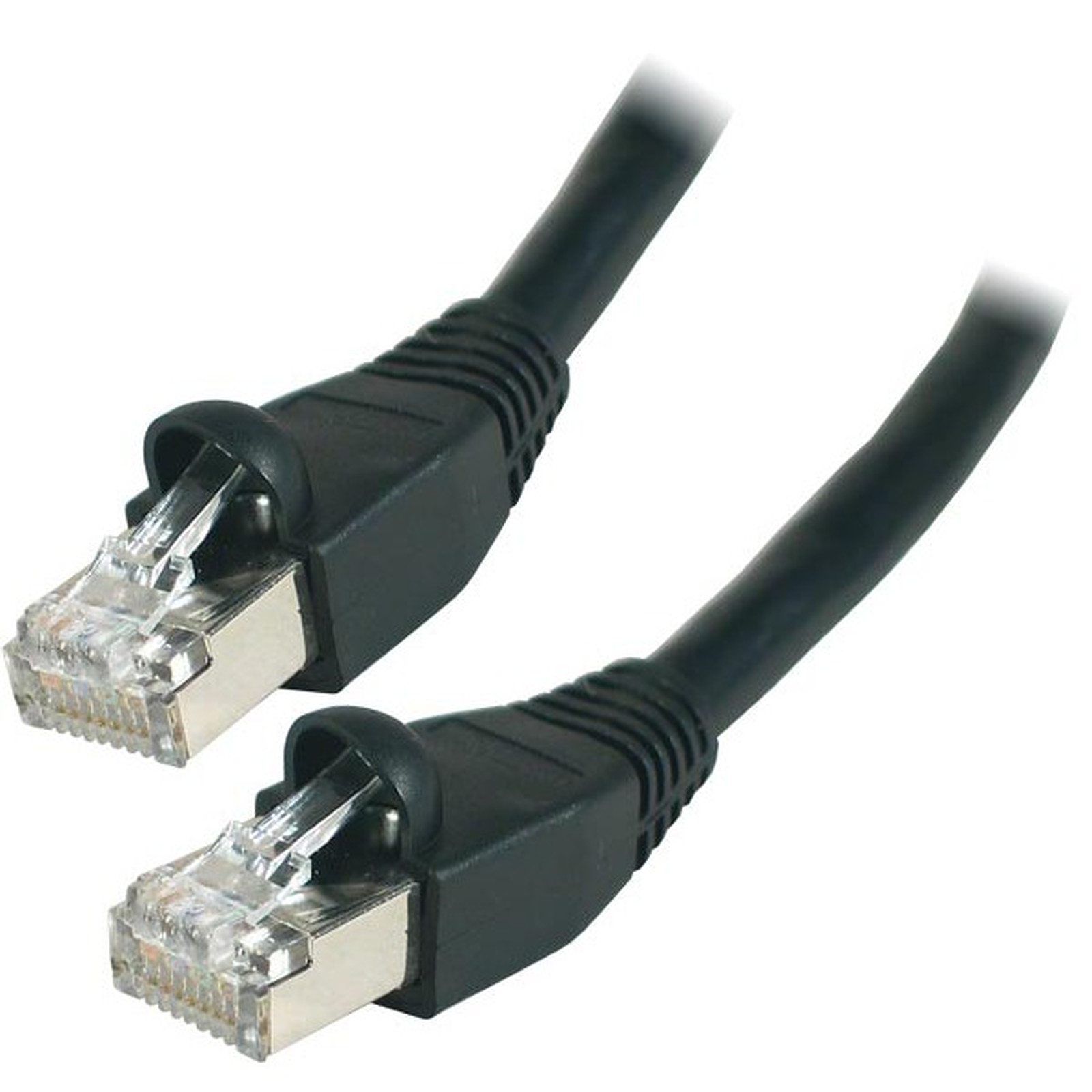 Cable RJ45 categorie 6 S/FTP 20 m (Noir) - Cable RJ45 Generique