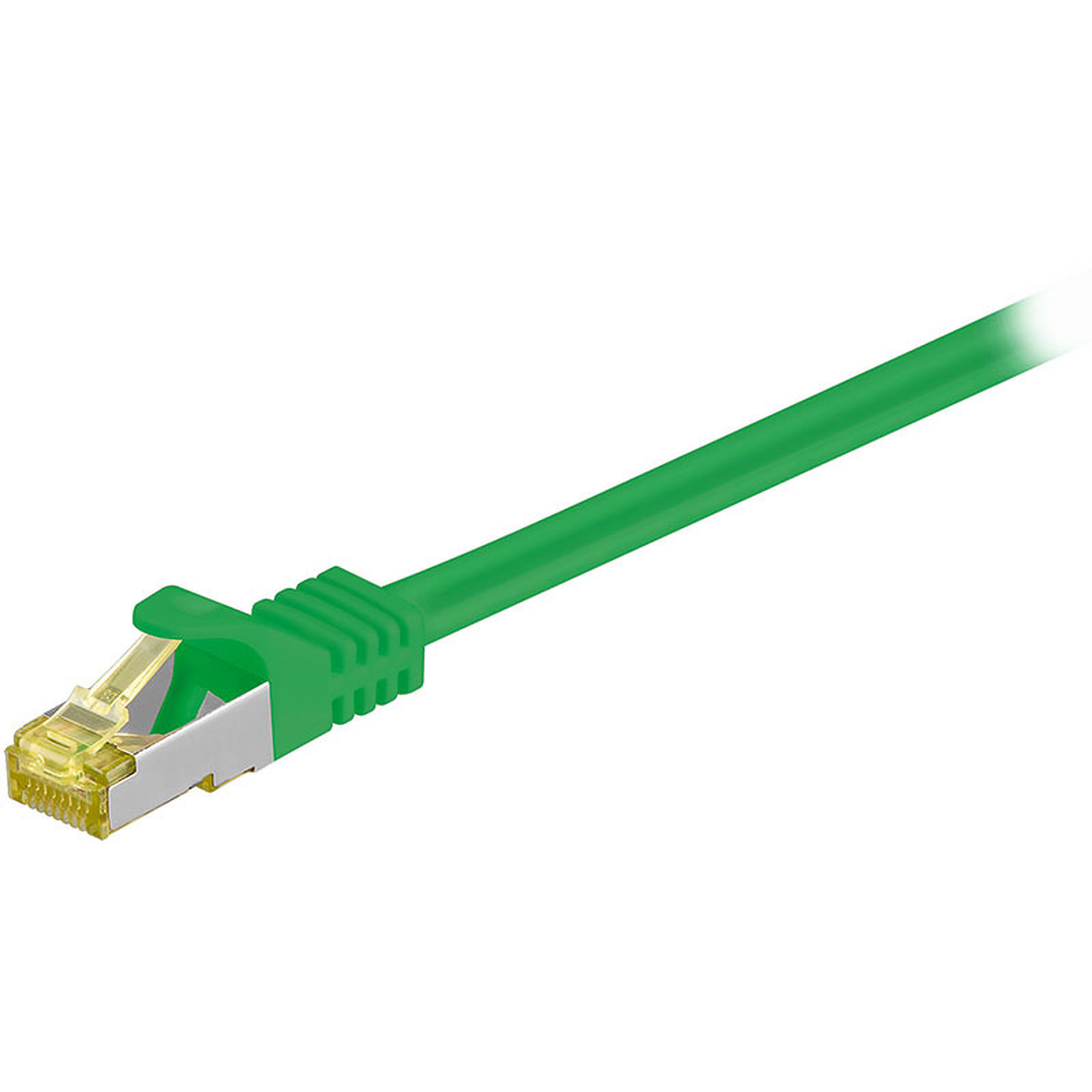 Cordon RJ45 categorie 7 S/FTP 0.5 m (Vert) - Cable RJ45 Generique