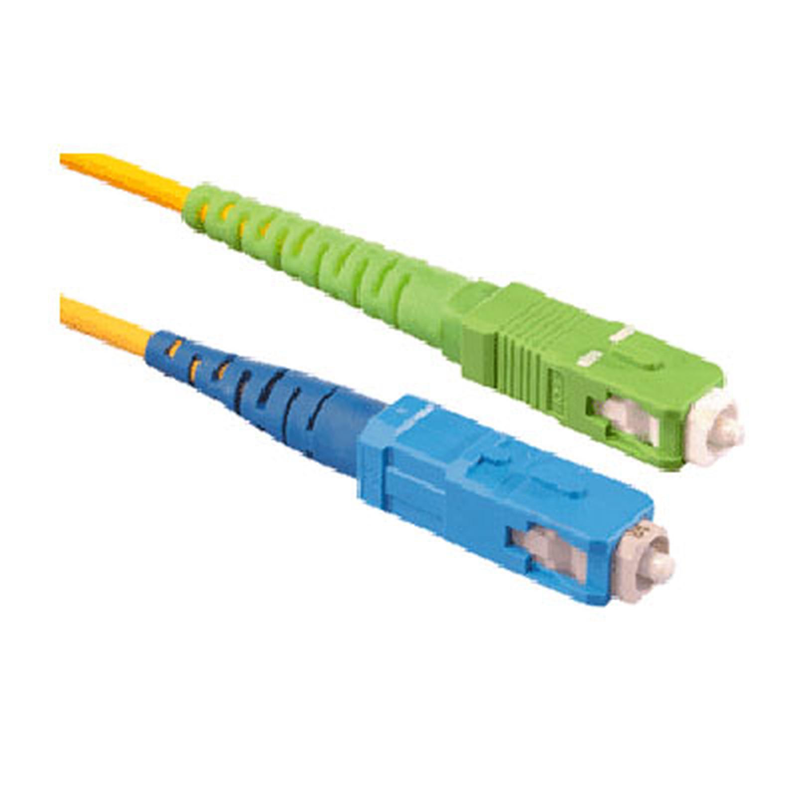 Jarretière optique simplex monomode 9/125 SC-APC/SC-UPC (1 mètre) - Cable fibre Optique Generique