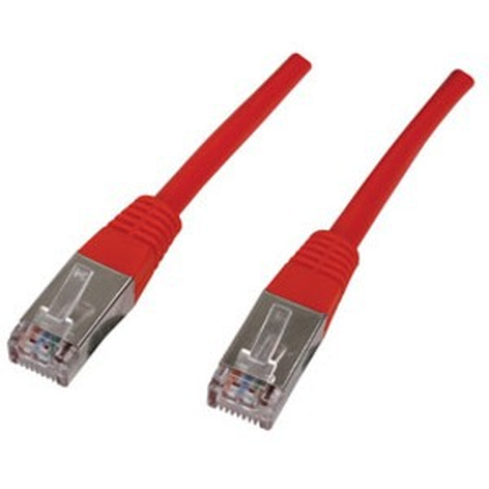 Cable RJ45 categorie 6 F/UTP 0.5 m (Rouge) - Cable RJ45 Generique