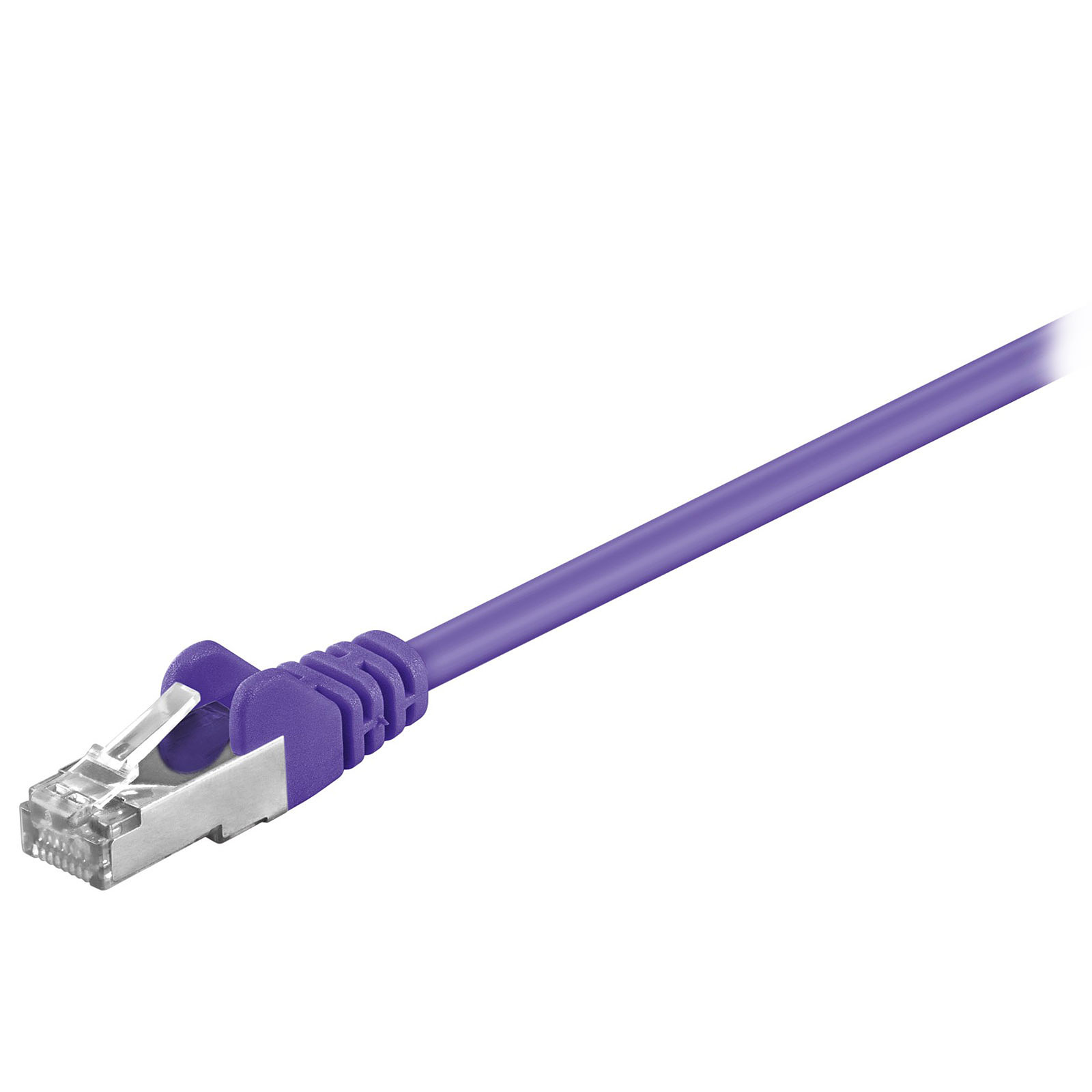 Cable RJ45 categorie 5e U/UTP 0.5 m (Violet) - Cable RJ45 Generique