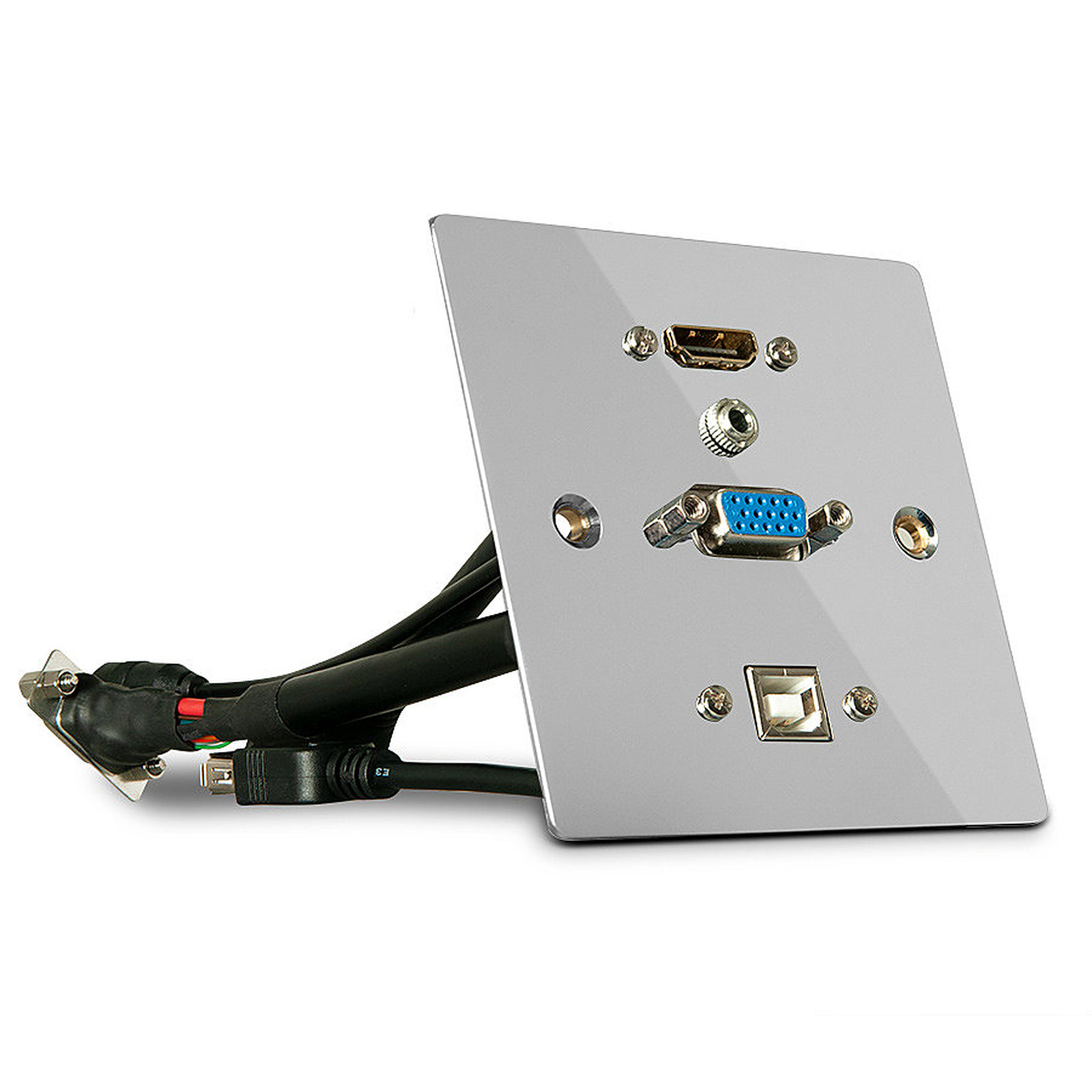Lindy Plaque Murale HDMI/Jack/VGA/USB - VGA Lindy