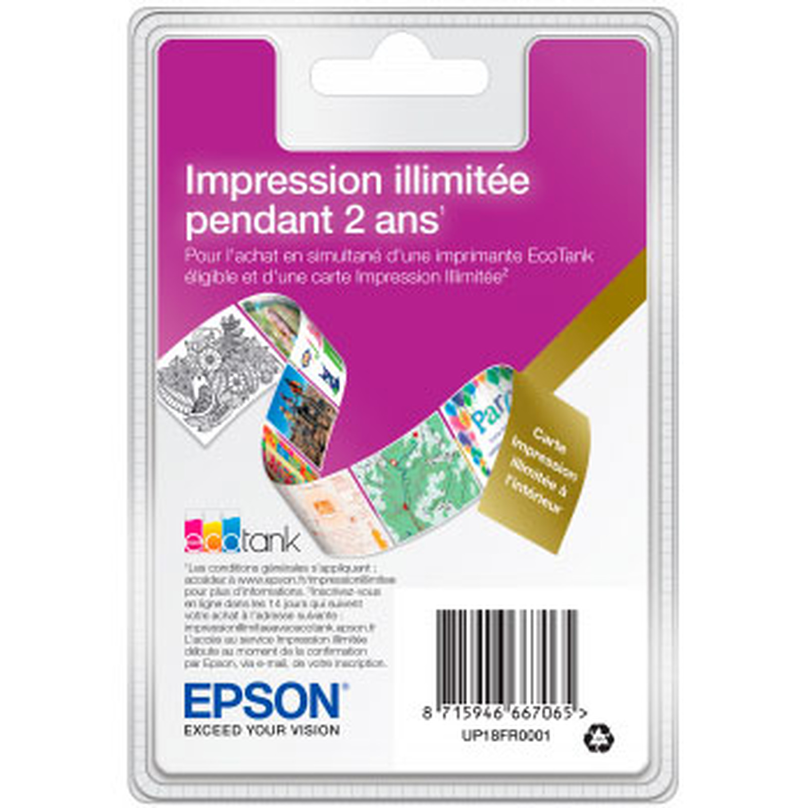 Epson Ecotank Unlimited Printing - Accessoires imprimante Epson