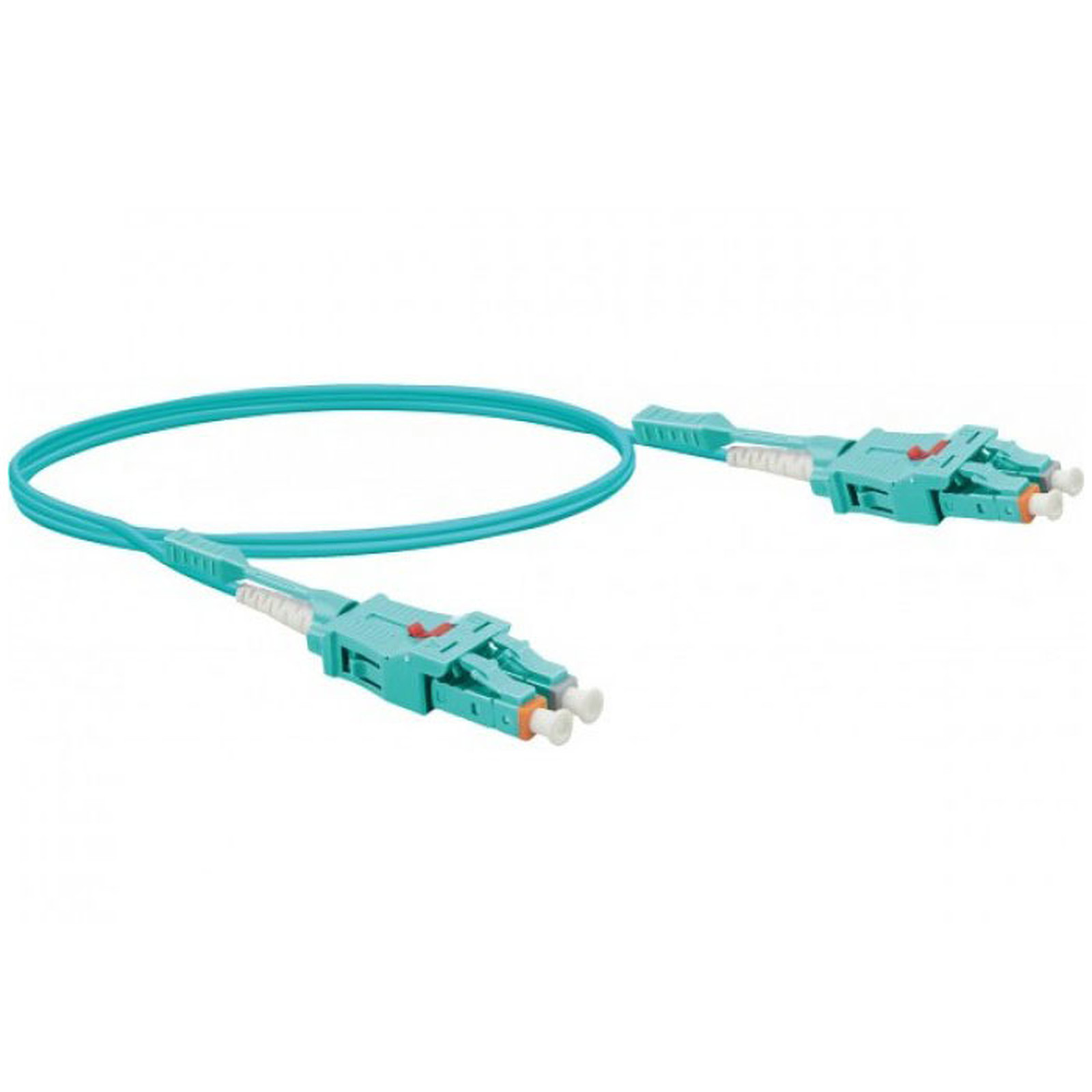 Jarretière optique duplex uniboot 2mm OM3 LC-UPC/LC-UPC Bleu (10 mètres) - Cable fibre Optique Generique