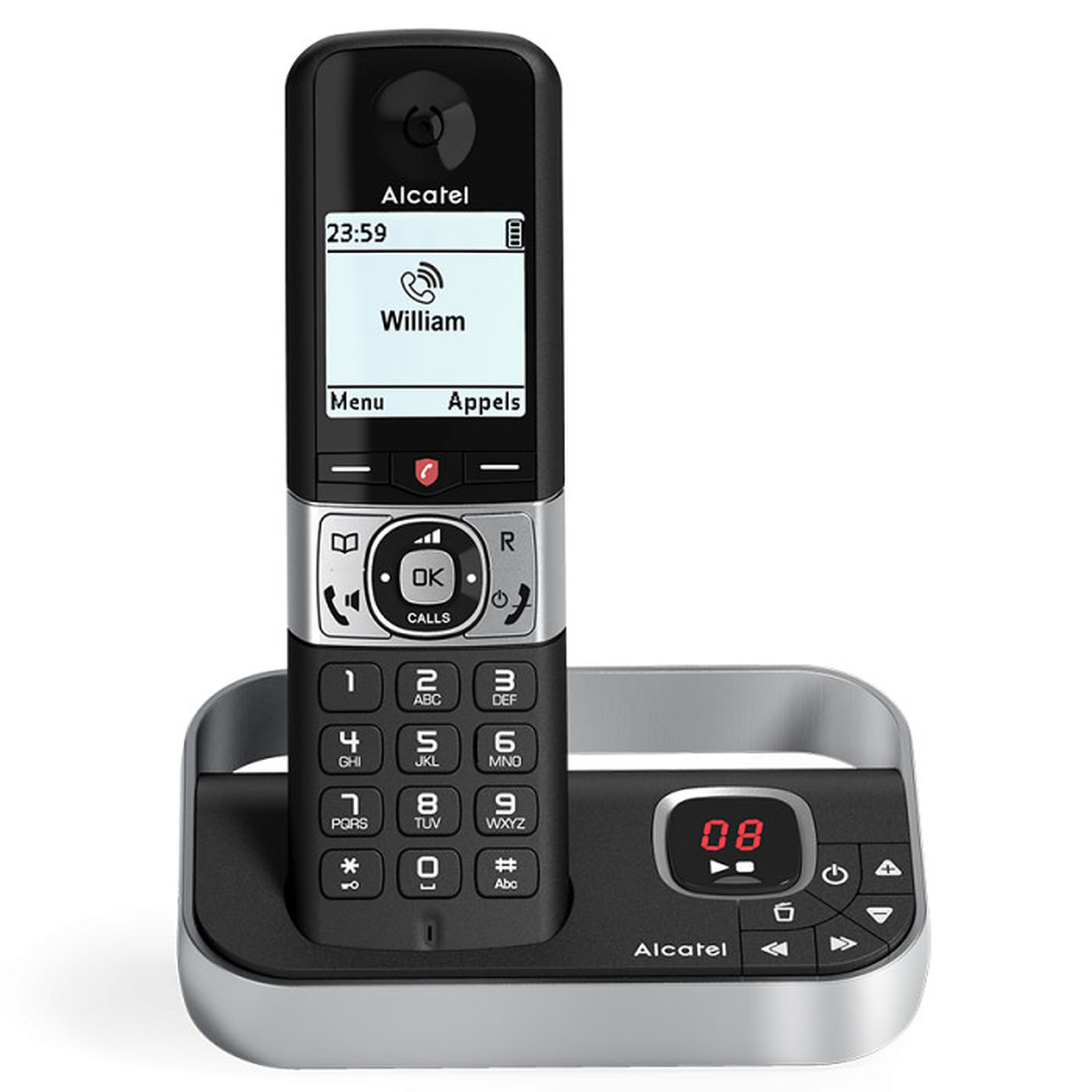Alcatel F890 Voice Noir - Telephone sans fil Alcatel