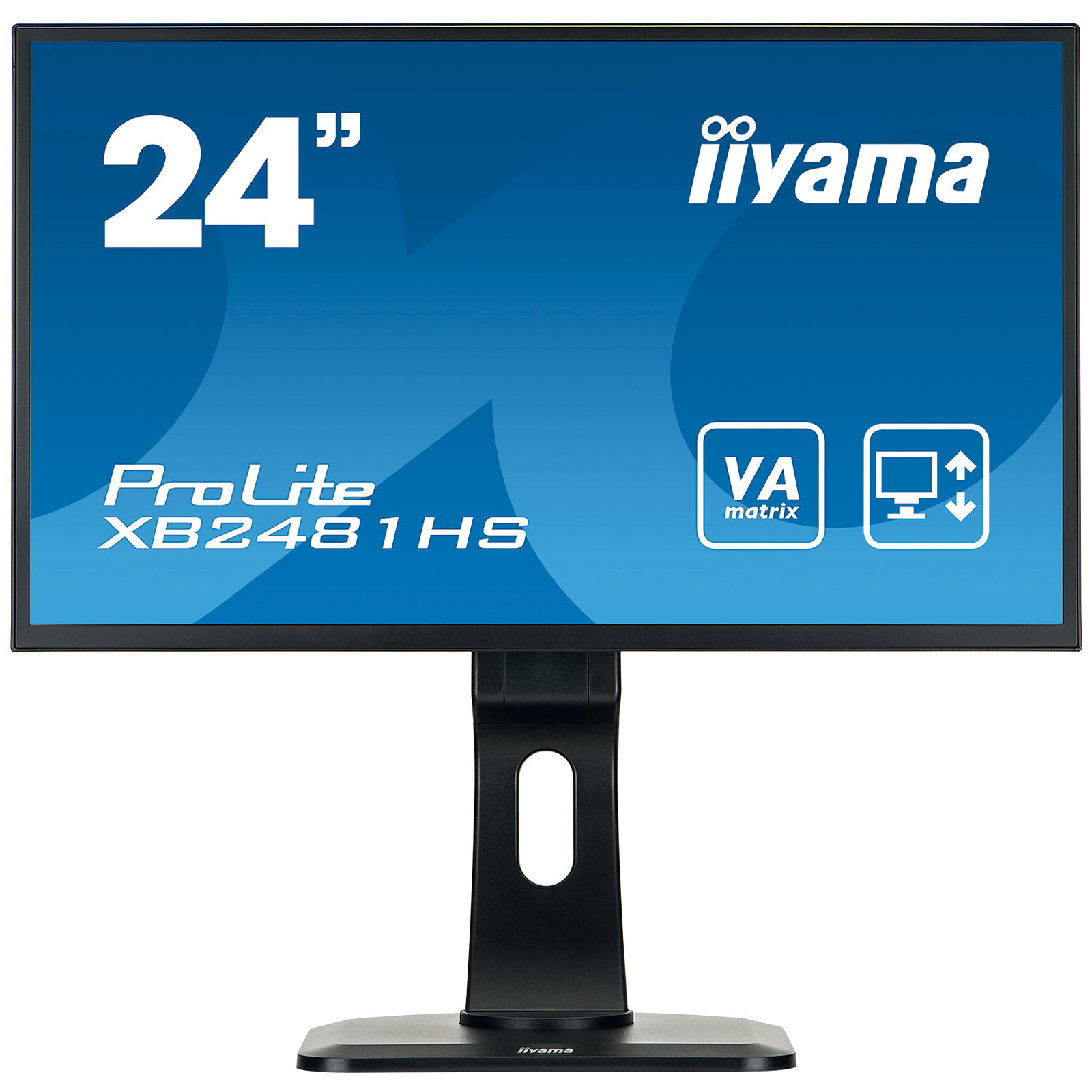iiyama 24" LED - ProLite XB2481HS-B1 - Ecran PC iiyama