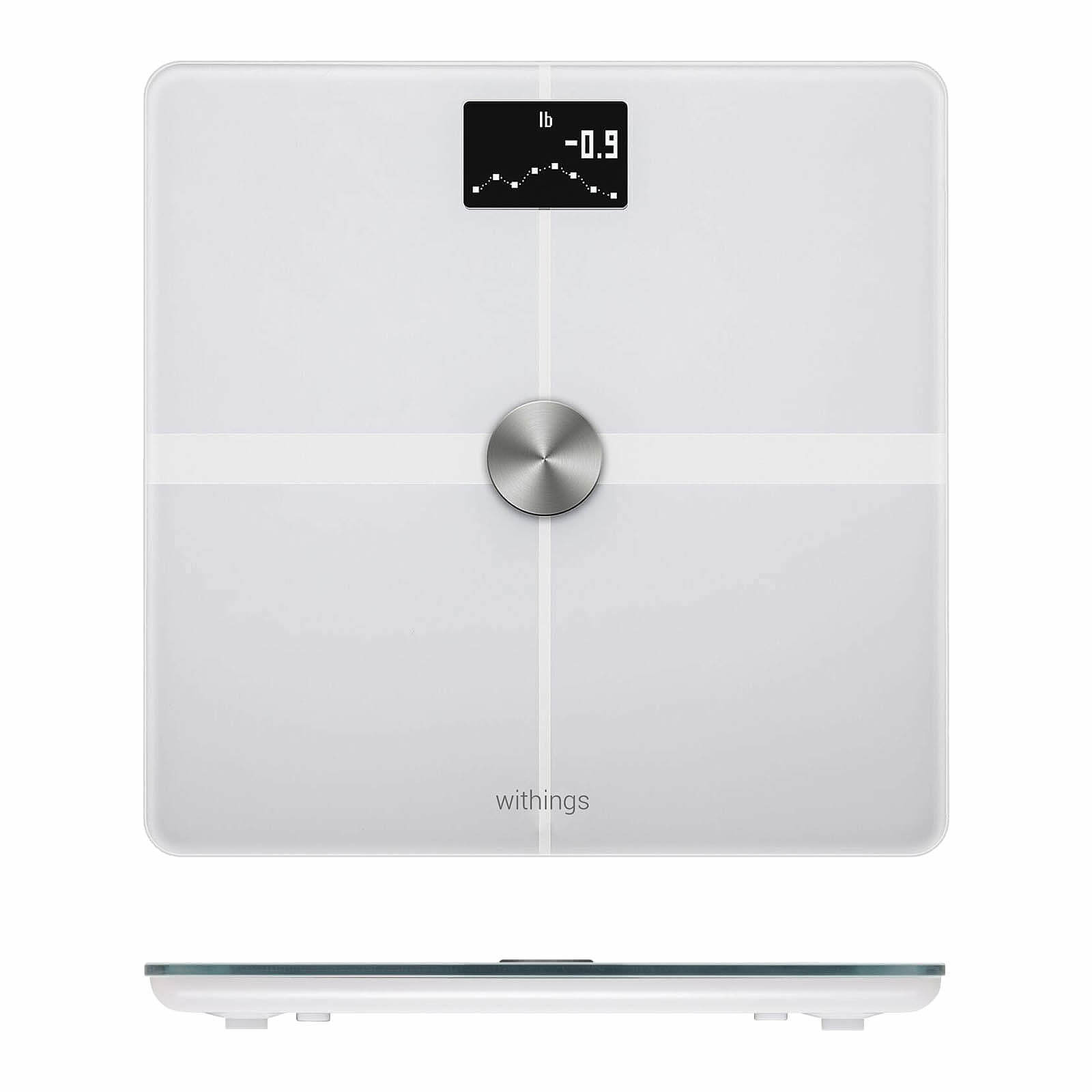 Withings Balance connectee Wifi et Bluetooth 8 Utilisateurs Body+ Blanc - Balance connectee Withings