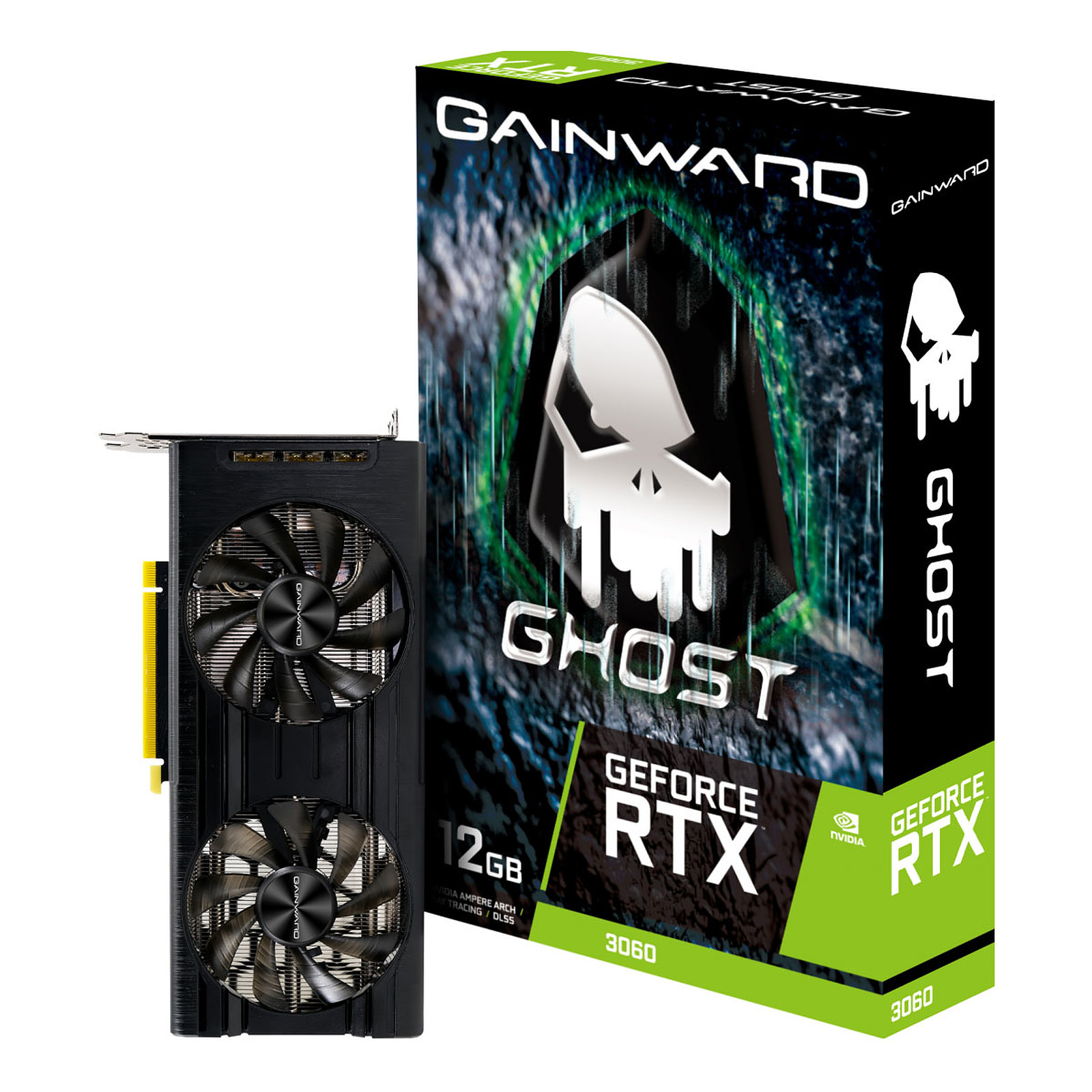 Gainward GeForce RTX 3060 Ghost (LHR) - Carte graphique Gainward
