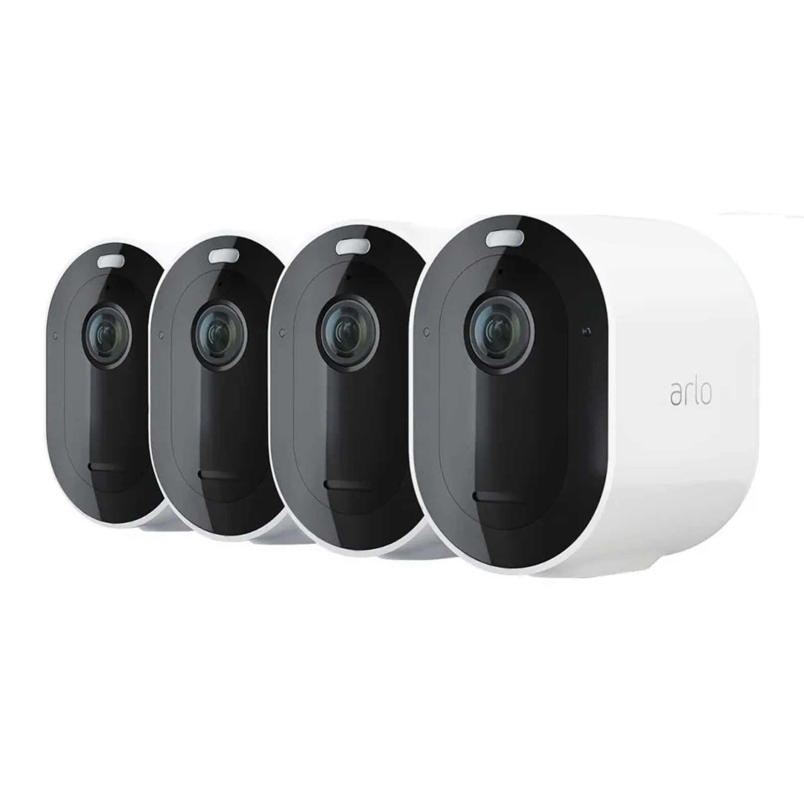 Arlo Pro 4 Pack 4 Cameras - Blanc (VMC4450P) - Camera de surveillance Arlo