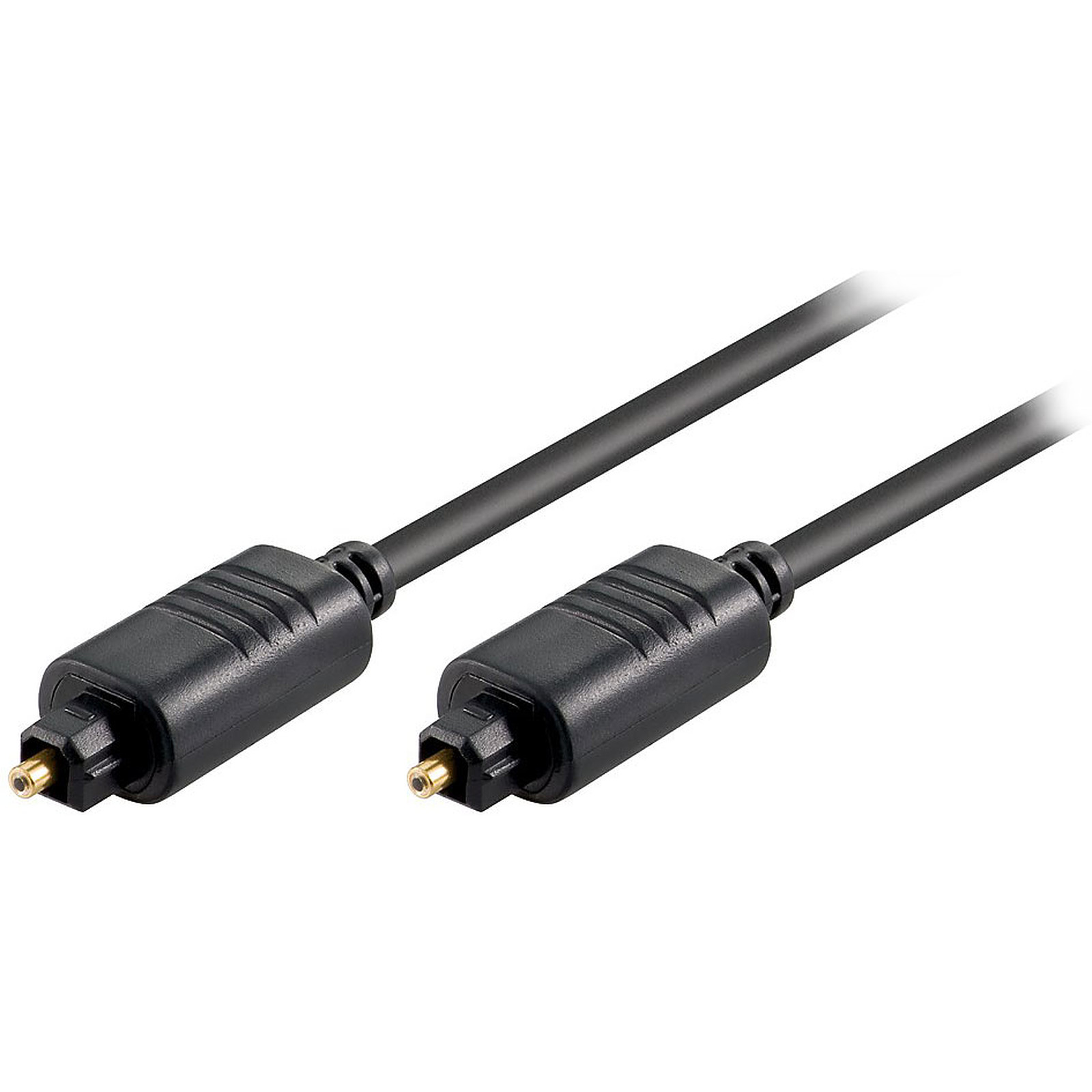 Cable audio numerique haute qualite Toslink Male/Male - 2 m - Cable audio numerique Generique