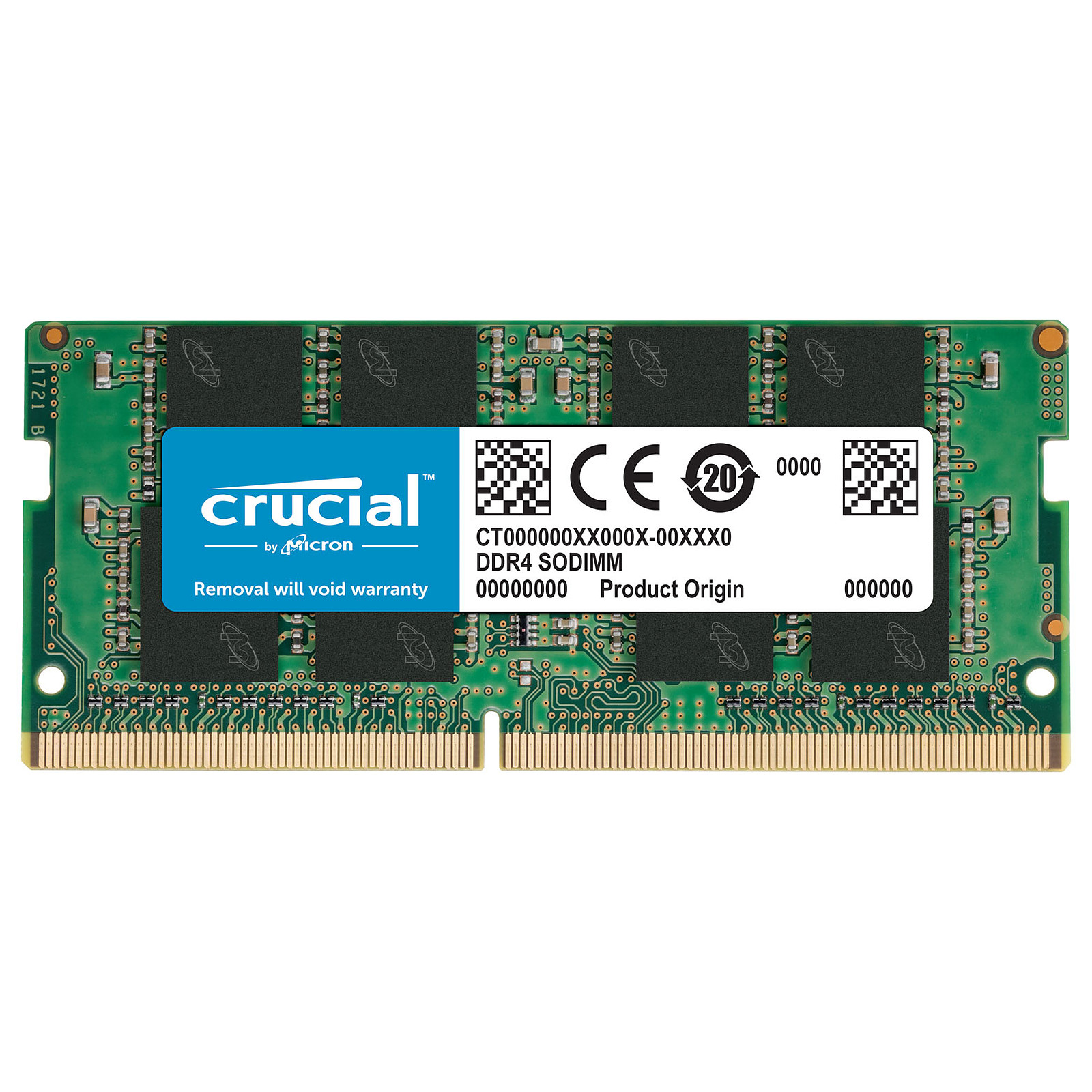 Crucial SO-DIMM DDR4 32Go 3200 MHz CL22 DR X8 - Memoire PC Crucial
