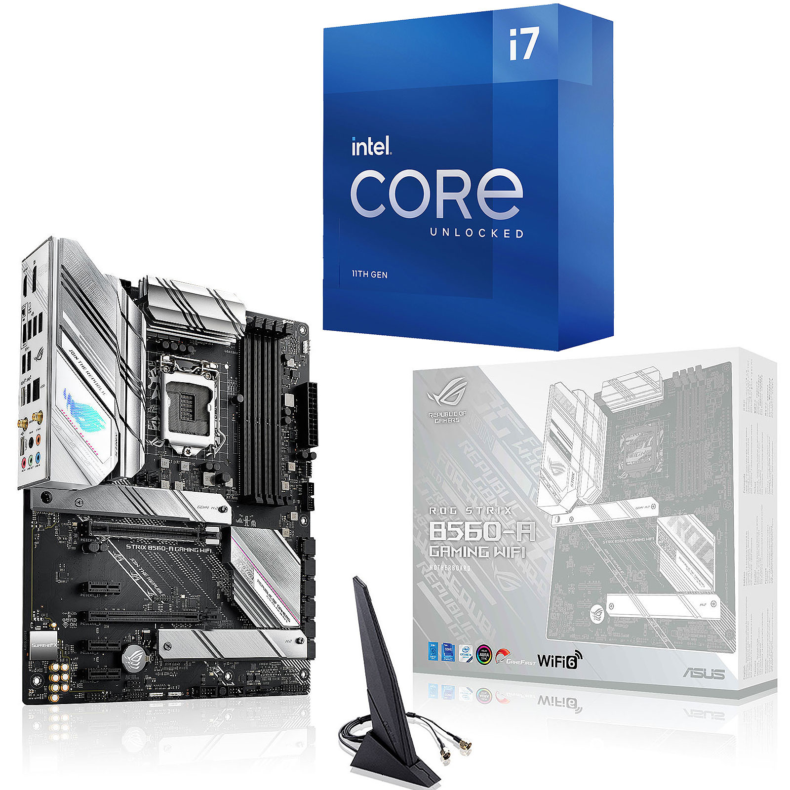 Kit Upgrade PC Core i7K ASUS ROG STRIX B560-A GAMING WIFI - Kit upgrade PC ASUS