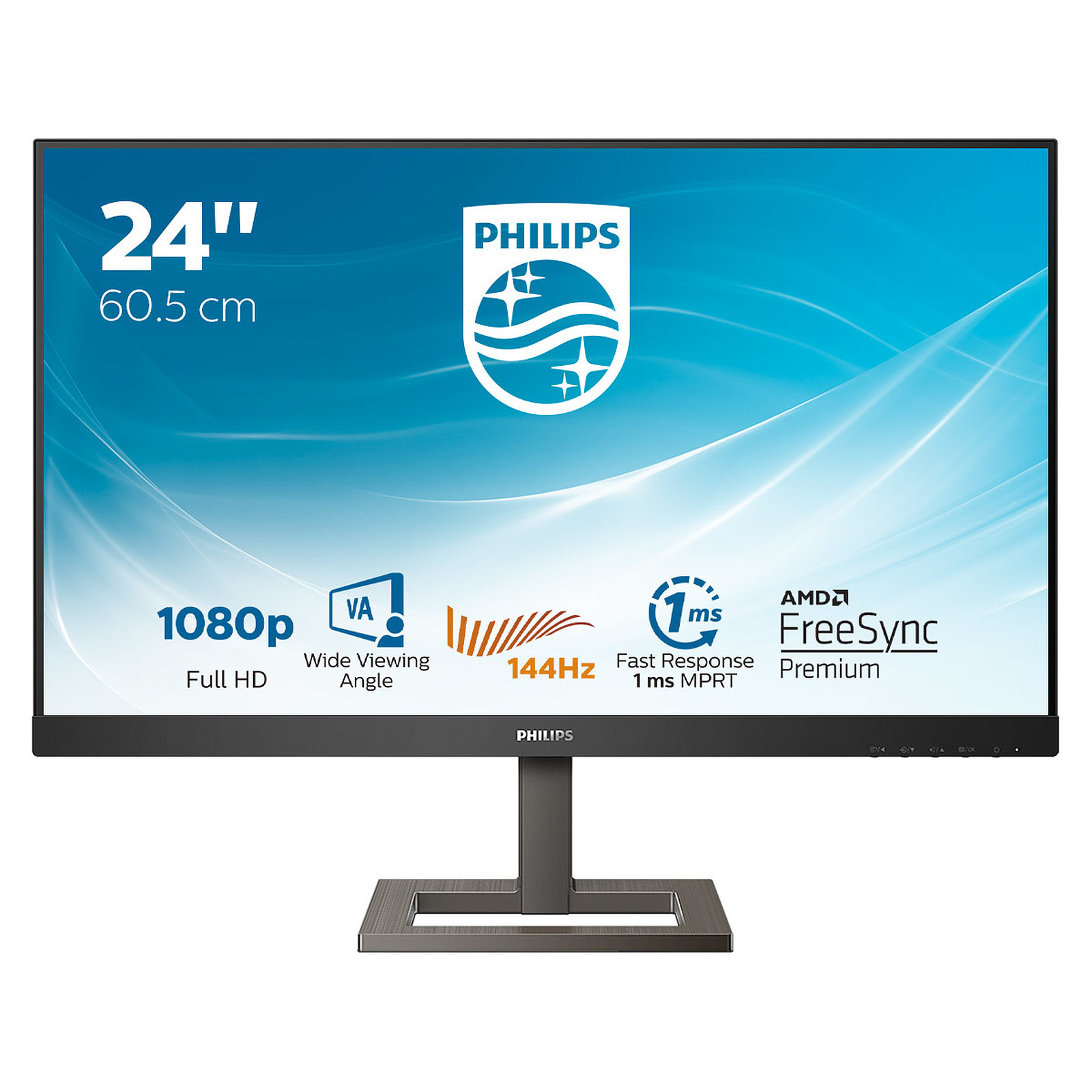 Philips 23.8" LED - 242E1GAEZ/00 - Ecran PC Philips