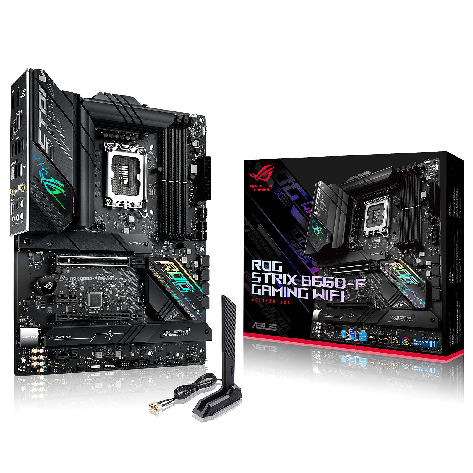 ASUS ROG STRIX B660-F GAMING WIFI · Occasion - Carte mère ASUS - Occasion