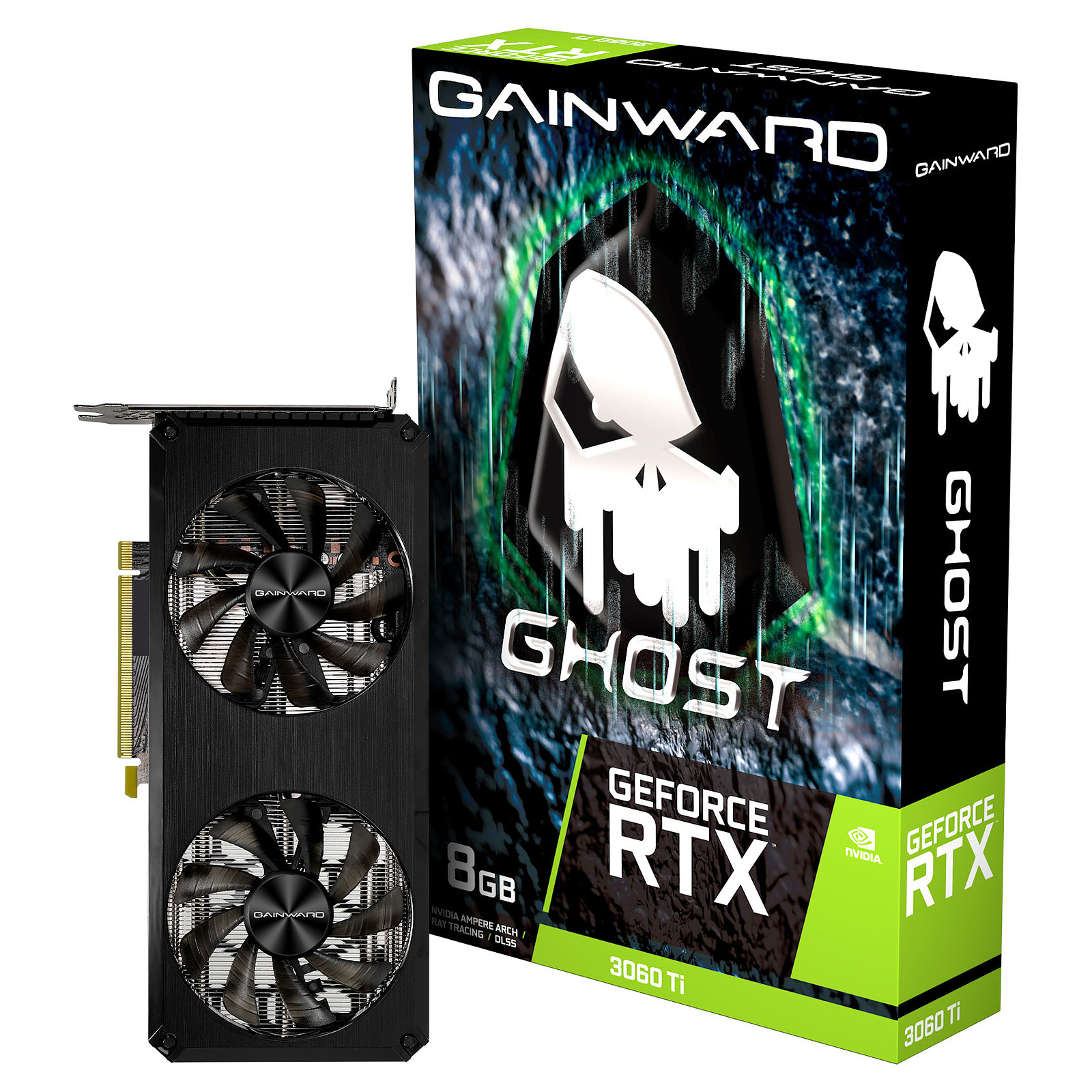 Gainward GeForce RTX 3060 Ti Ghost (LHR) - Carte graphique Gainward