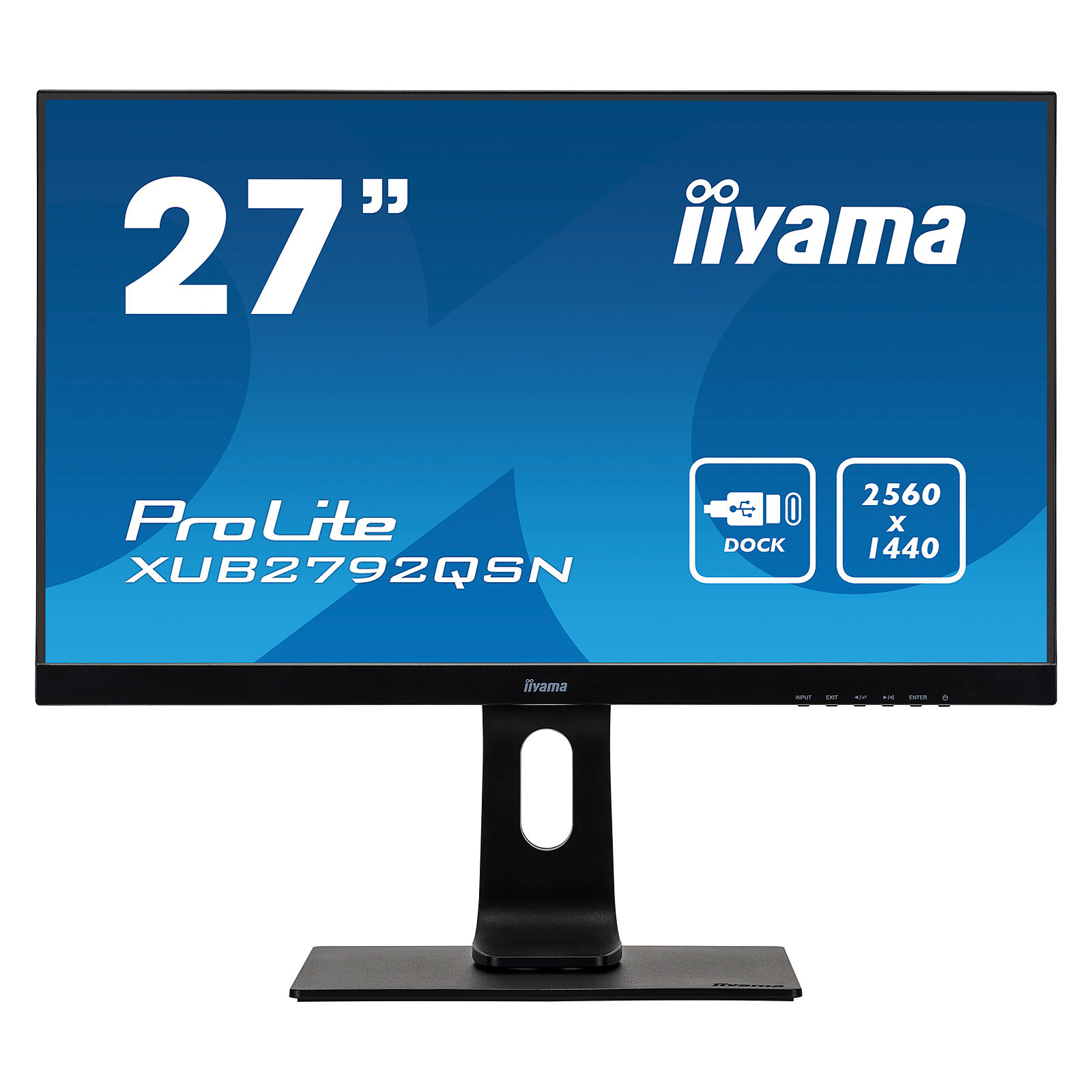 iiyama 27" LED - ProLite XUB2792QSN-B1 - Ecran PC iiyama