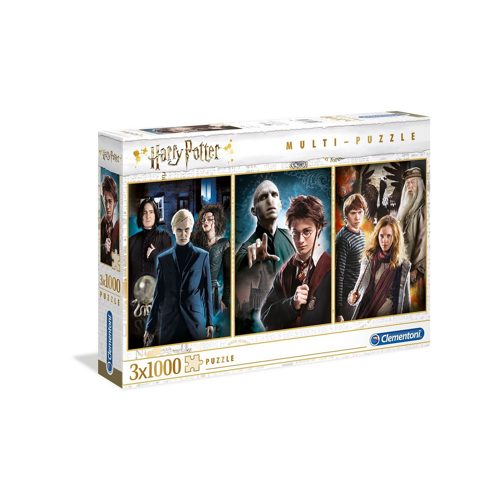 Harry Potter - Pack 3 Puzzles Characters - Puzzle Clementoni
