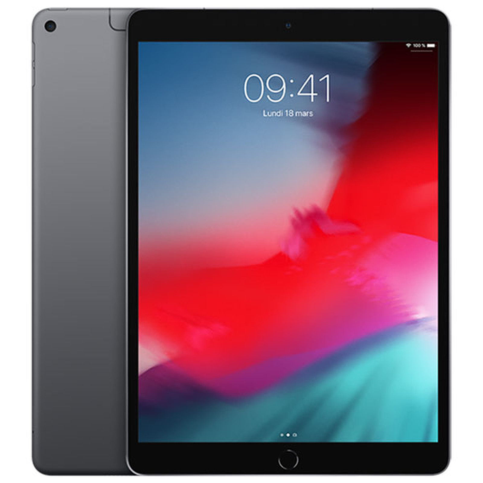 Apple iPad Air (2019) Wi-Fi + Cellular 256 Go Gris Sideral · Reconditionne - Tablette tactile Apple