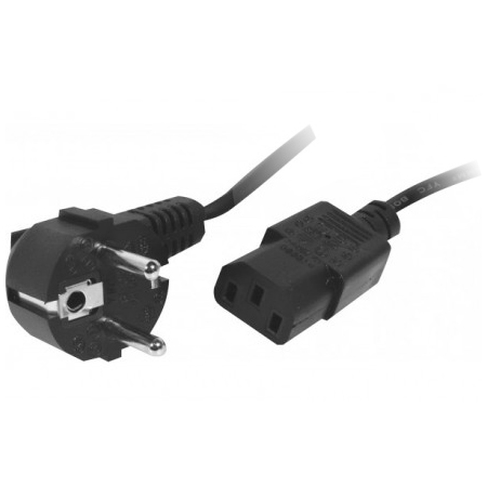 Cable d'alimentation pour PC, moniteur et onduleur (0.5 m) - Cable Secteur Generique