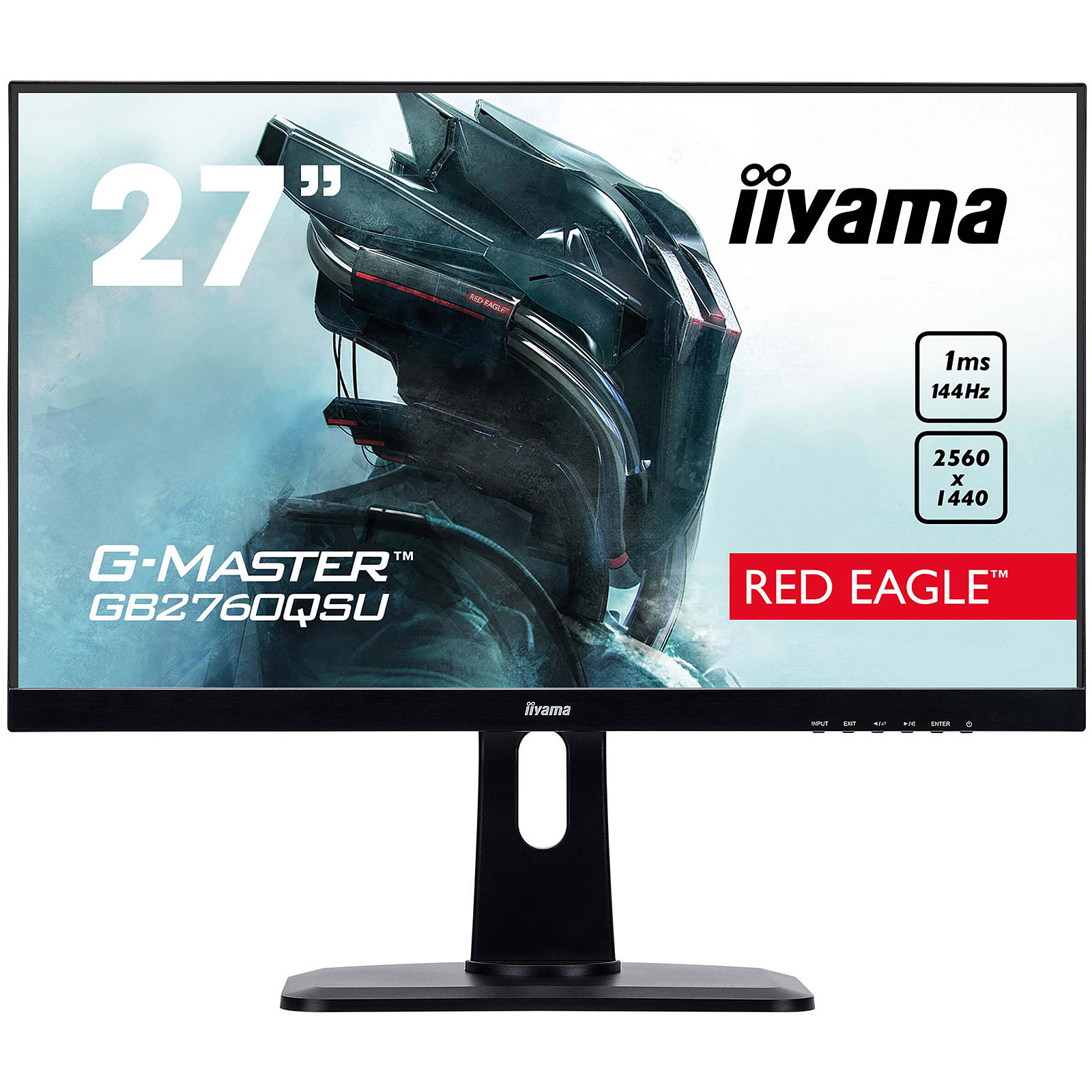 iiyama 27" LED - G-MASTER GB2760QSU-B1 Red Eagle - Ecran PC iiyama