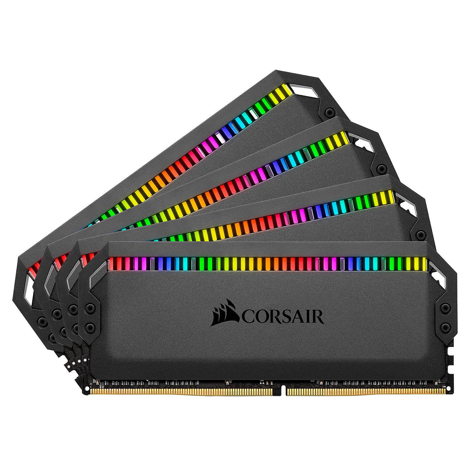Corsair Dominator Platinum RGB 32 Go (4 x 8 Go) DDR4 4266 MHz CL19 - Memoire PC Corsair