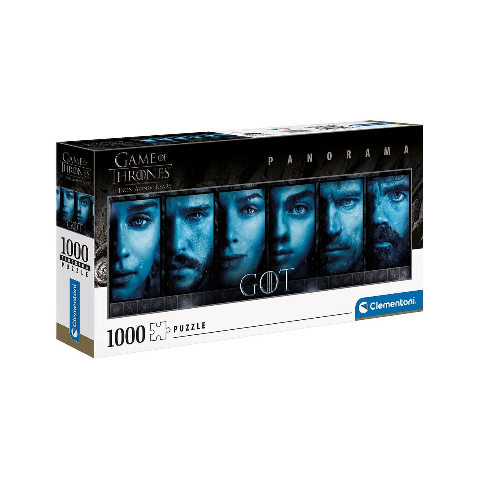 Game Of Thrones - Puzzle Panorama Faces (1000 pièces) - Puzzle Clementoni