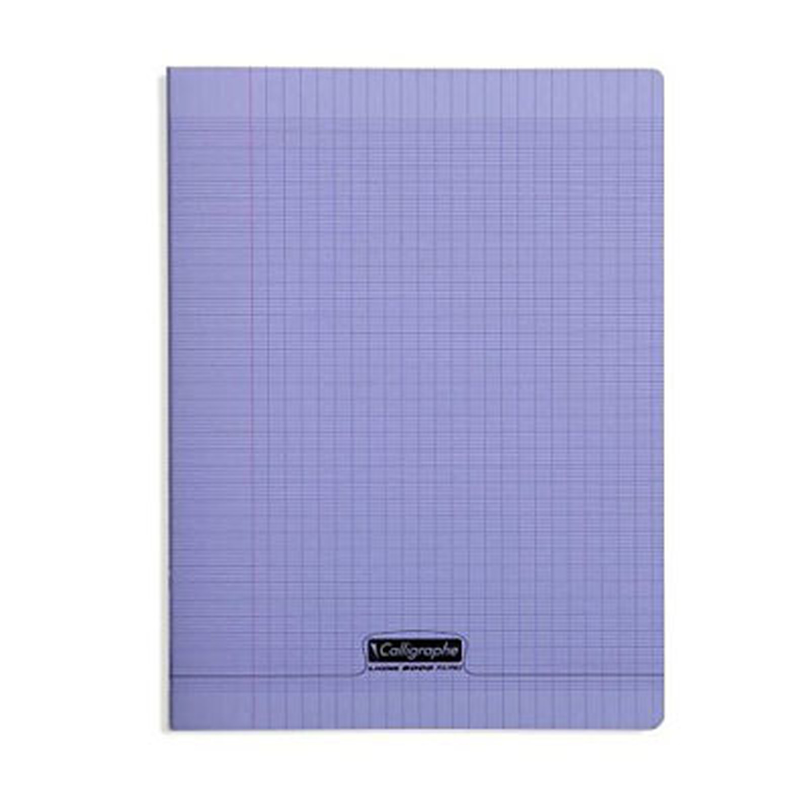 Calligraphe 8000 Polypro Cahier 96 pages 24 x 32 cm seyes grands carreaux Violet - Cahier Calligraphe