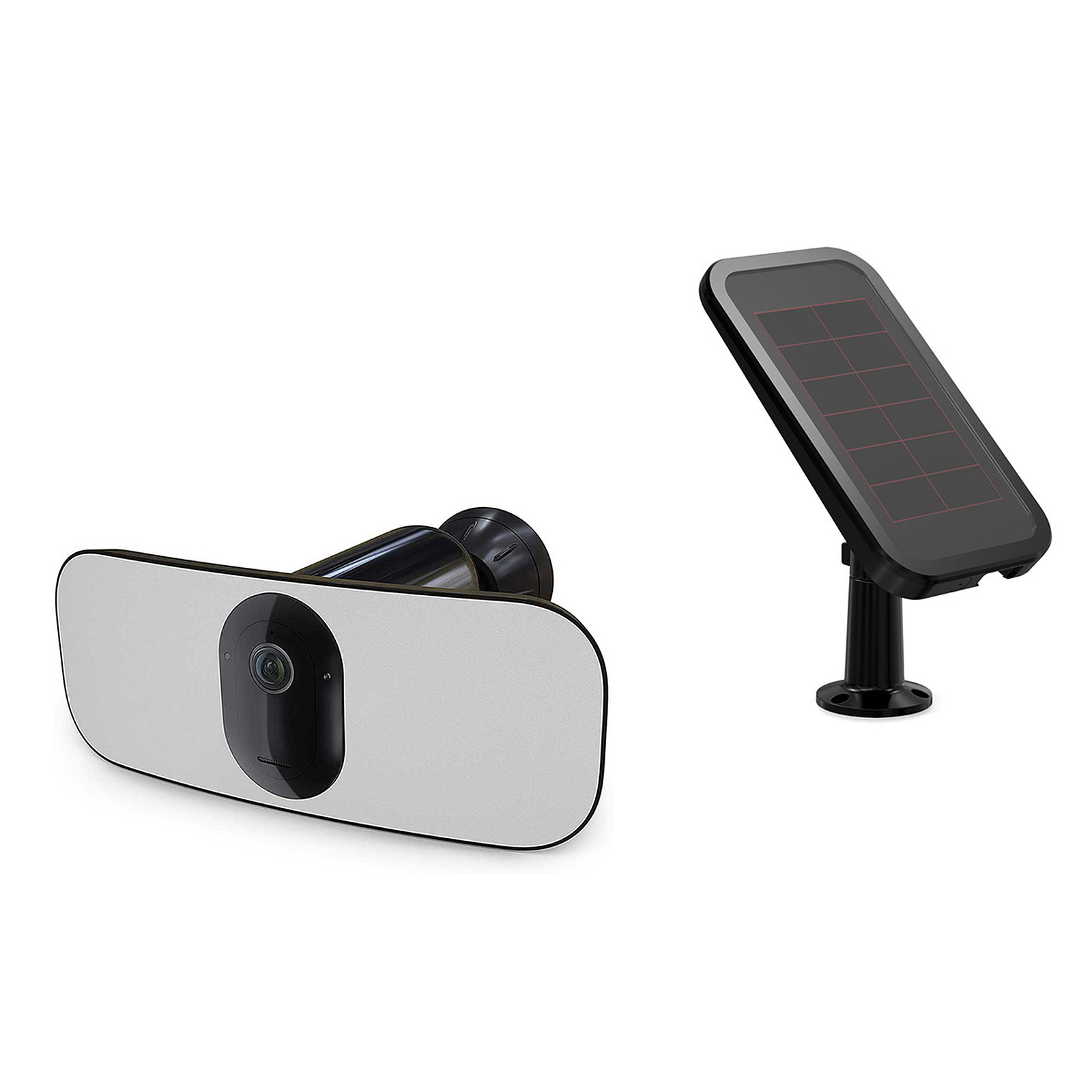 Arlo Pro 3 Floodlight - Noir (FB1001B) + Panneau solaire (VMA4600) - Camera IP Arlo