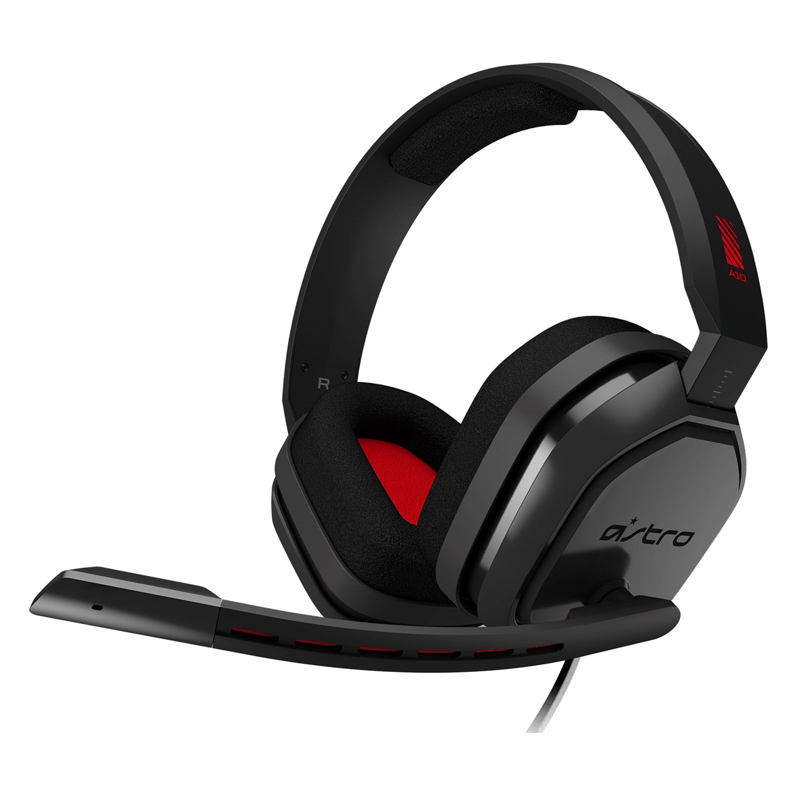Astro A10 Gris/Rouge (PC/Mac/Xbox One/PlayStation 4/Switch/Mobiles) - Micro-casque Astro