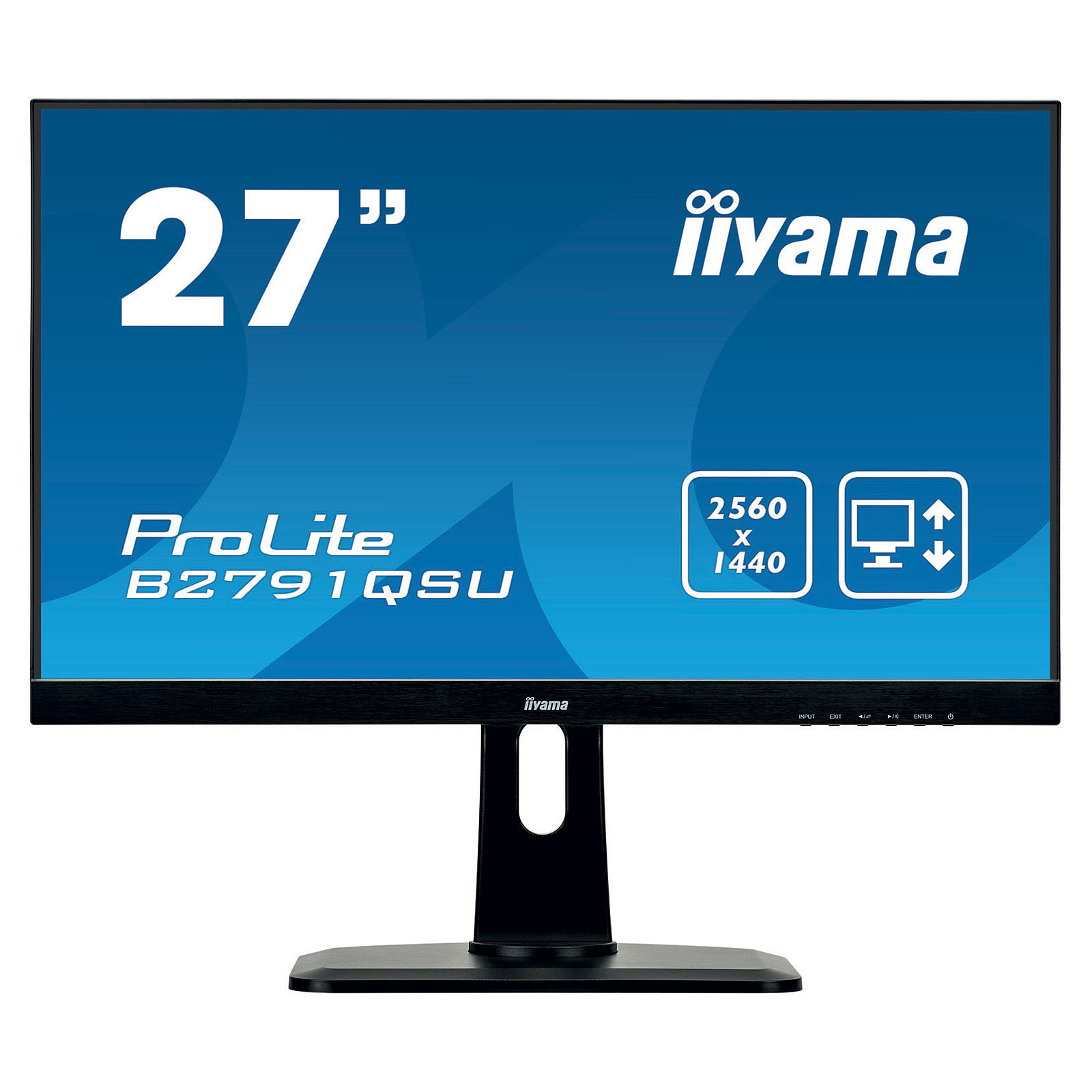 iiyama 27" LED - B2791QSU-B1 - Ecran PC iiyama