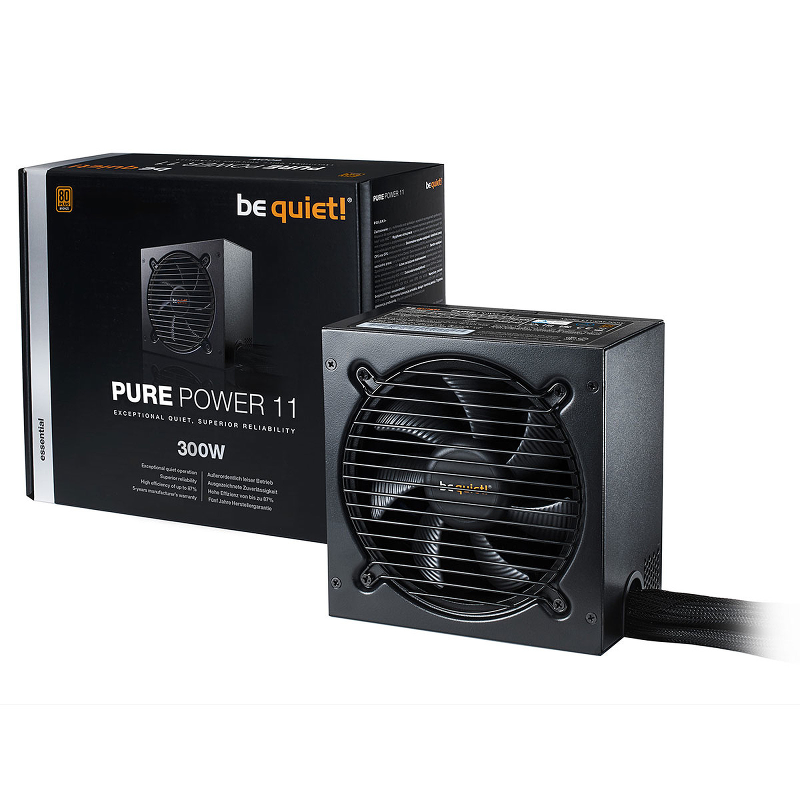 be quiet! Pure Power 11 300W 80PLUS Bronze - Alimentation PC Be Quiet ! - Occasion