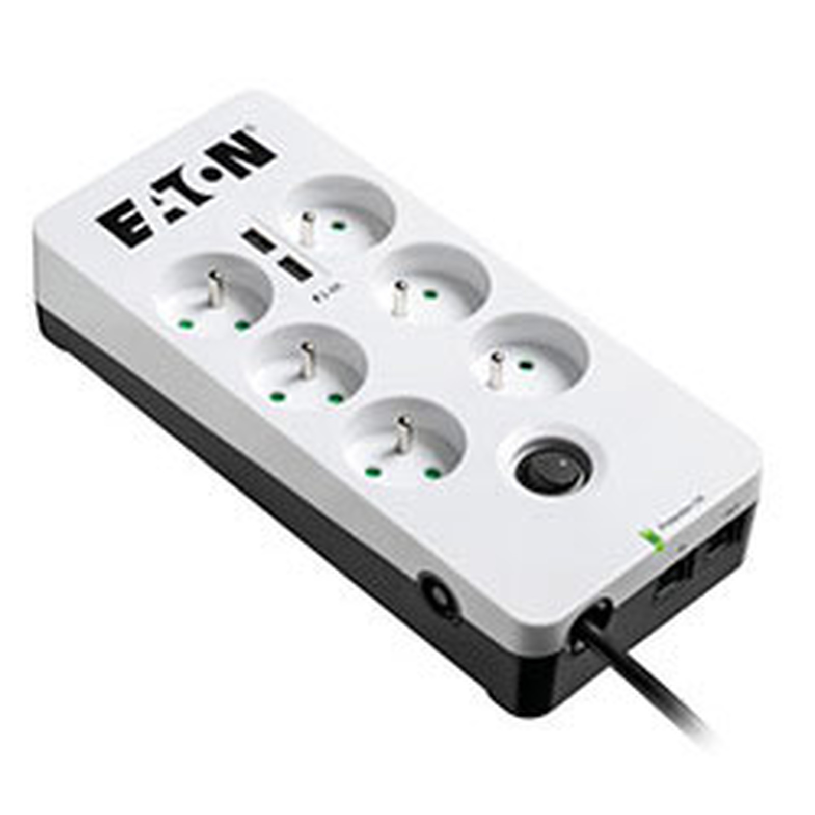 Eaton Protection Box 6 Tel USB FR - Prise parafoudre Eaton