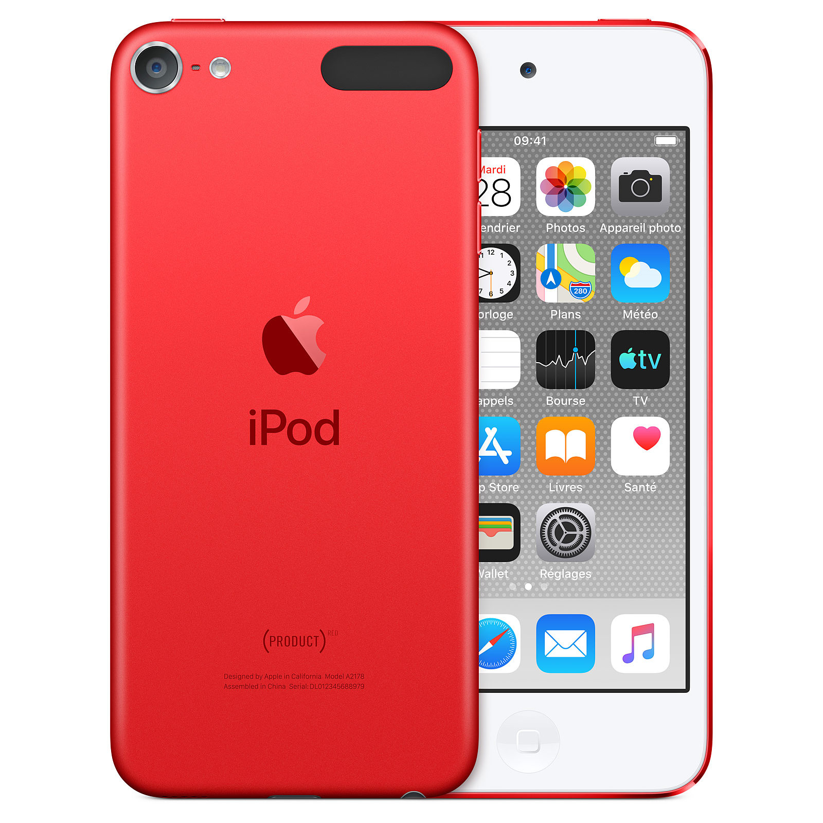 Apple iPod touch (2019) 32 Go (PRODUCT)RED - Lecteur MP3 & iPod Apple