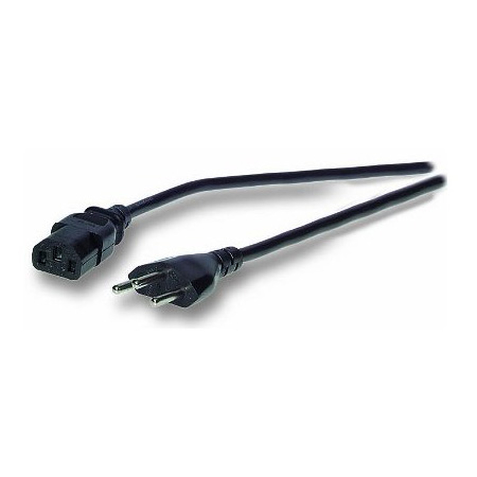Cable d'alimentation pour PC, moniteur et onduleur Suisse (1.8 m) - Cable Secteur Generique
