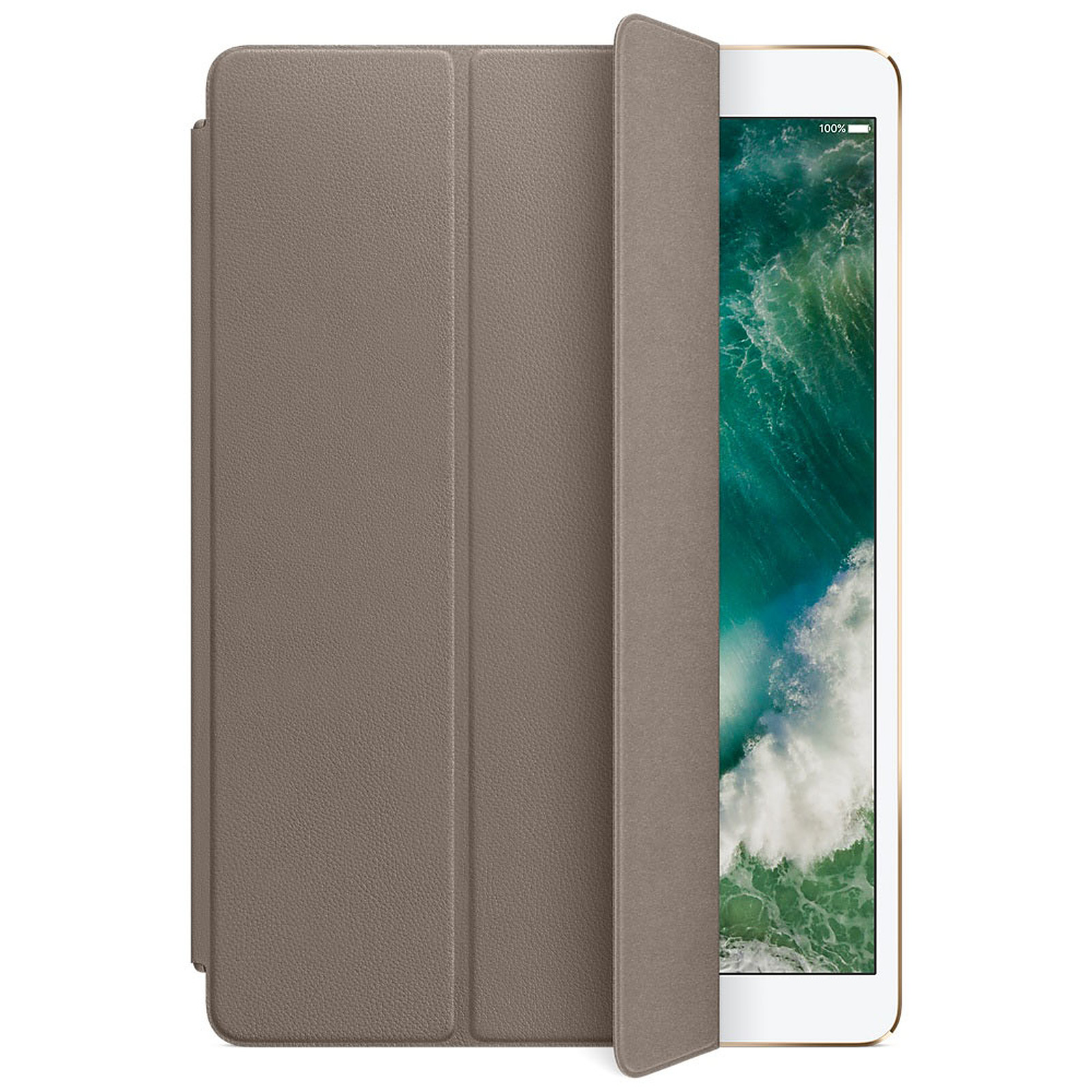 Apple iPad Pro 10.5" Smart Cover Cuir Taupe - Etui tablette Apple