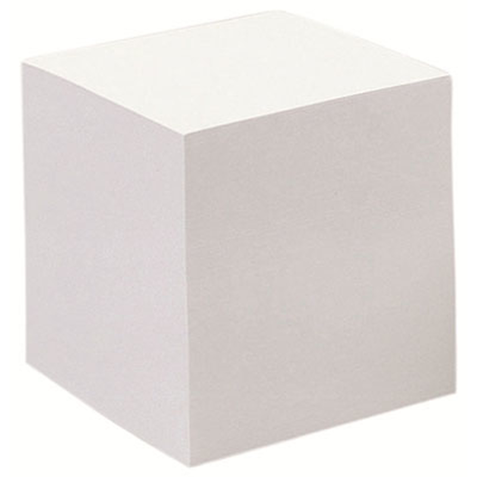 Bloc-Cube papier blanc - Bloc repositionnable Generique