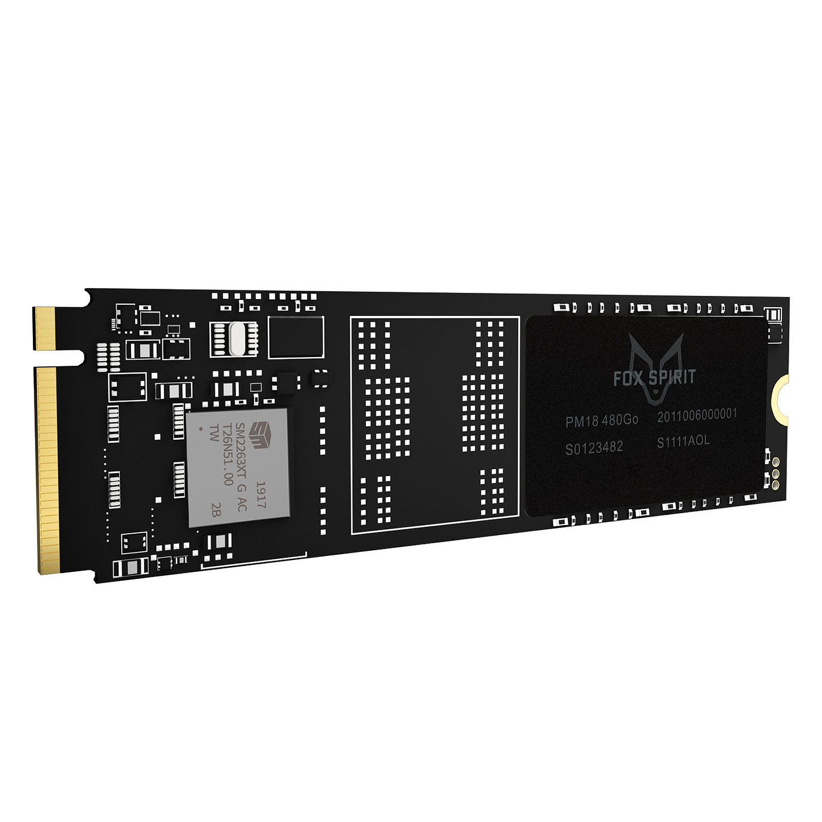 Fox Spirit PM18 M.2 2280 PCIE NVME 960 GB · Occasion - Disque SSD Fox Spirit - Occasion