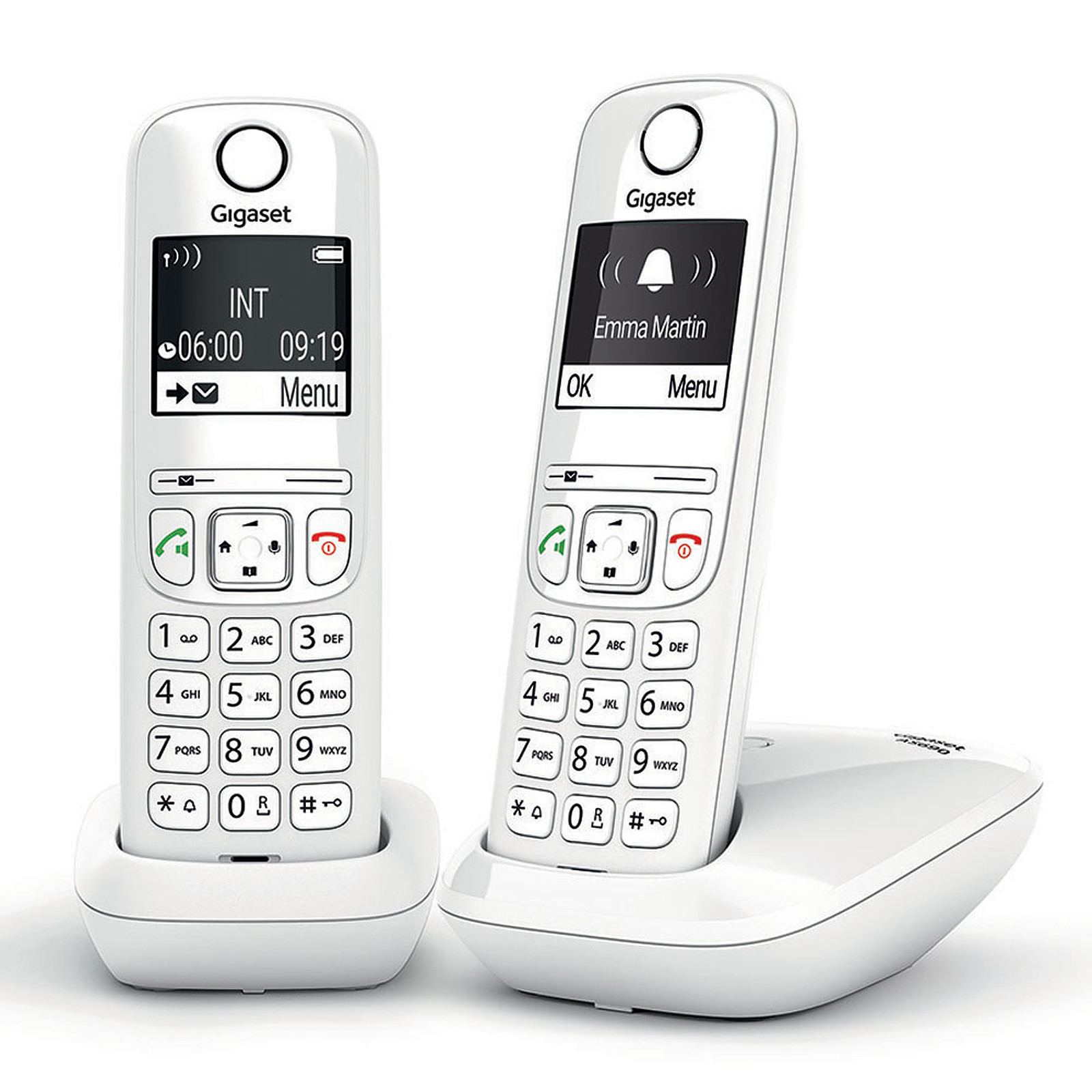 Gigaset AS690 Duo Blanc - Telephone sans fil Gigaset