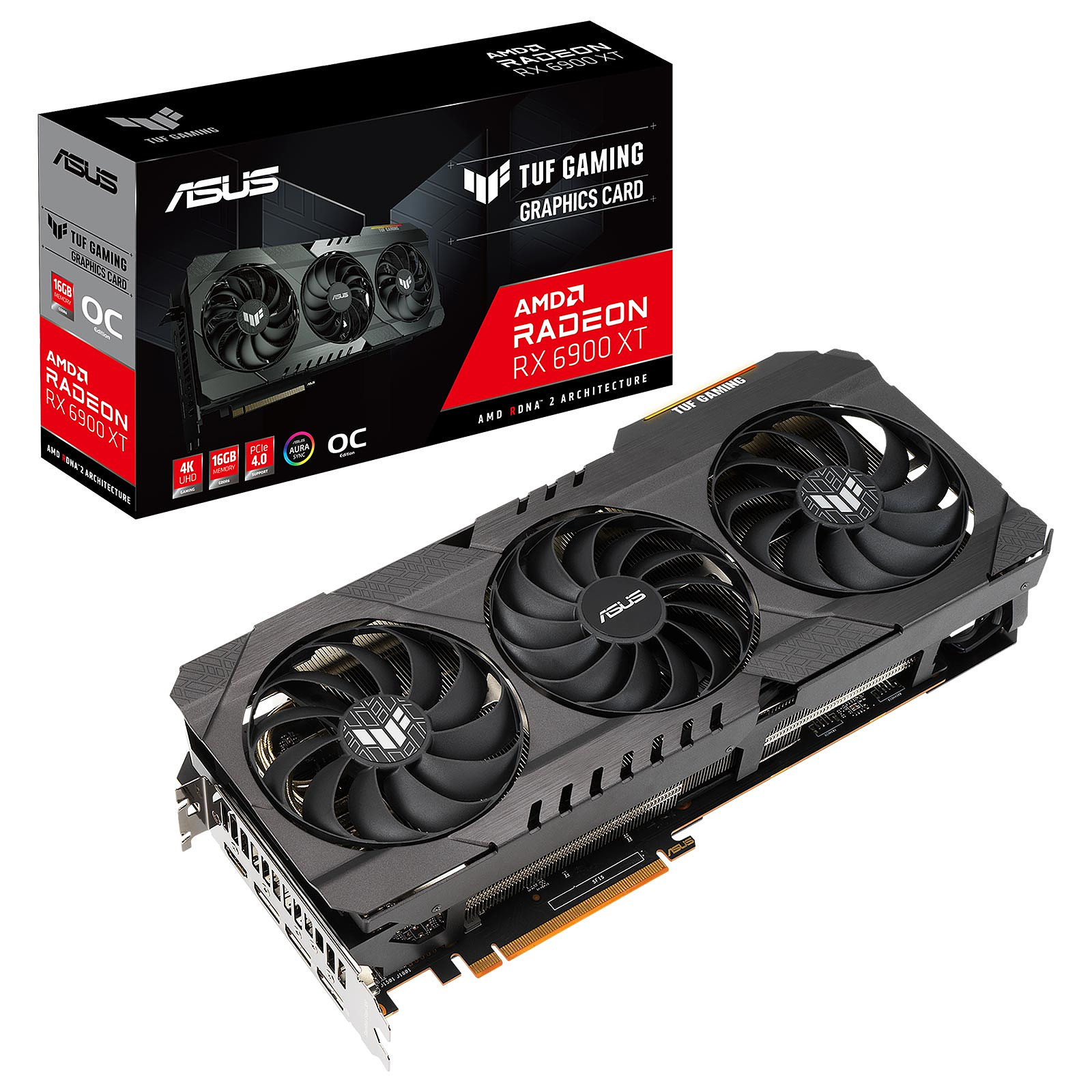 ASUS Radeon TUF RX 6900 XT O16G GAMING · Occasion - Carte graphique ASUS - Occasion