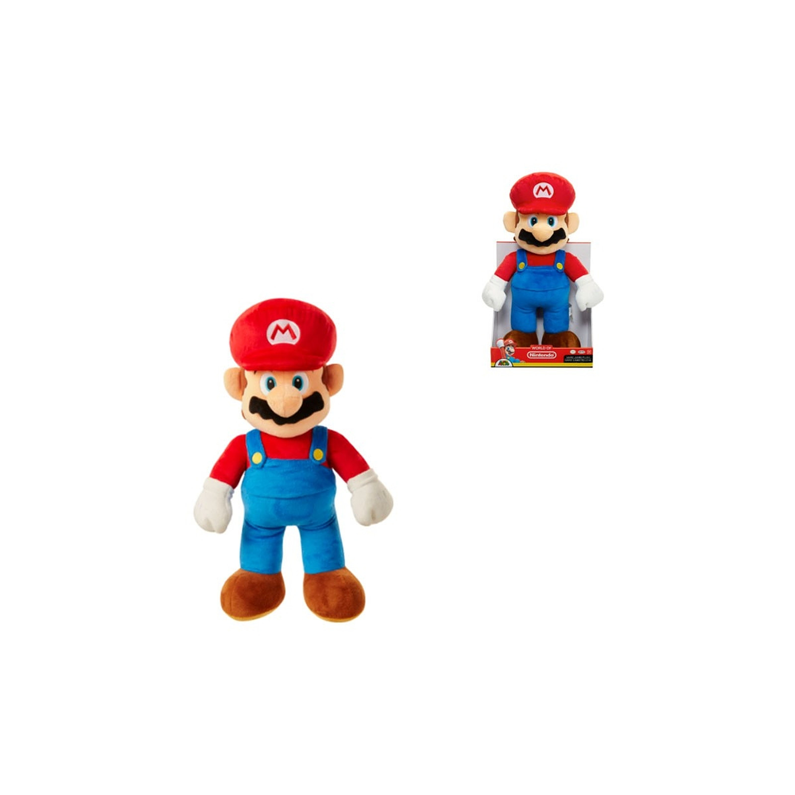 Nintendo - Peluche Geante Mario 50cm - Peluches Jakks Pacific