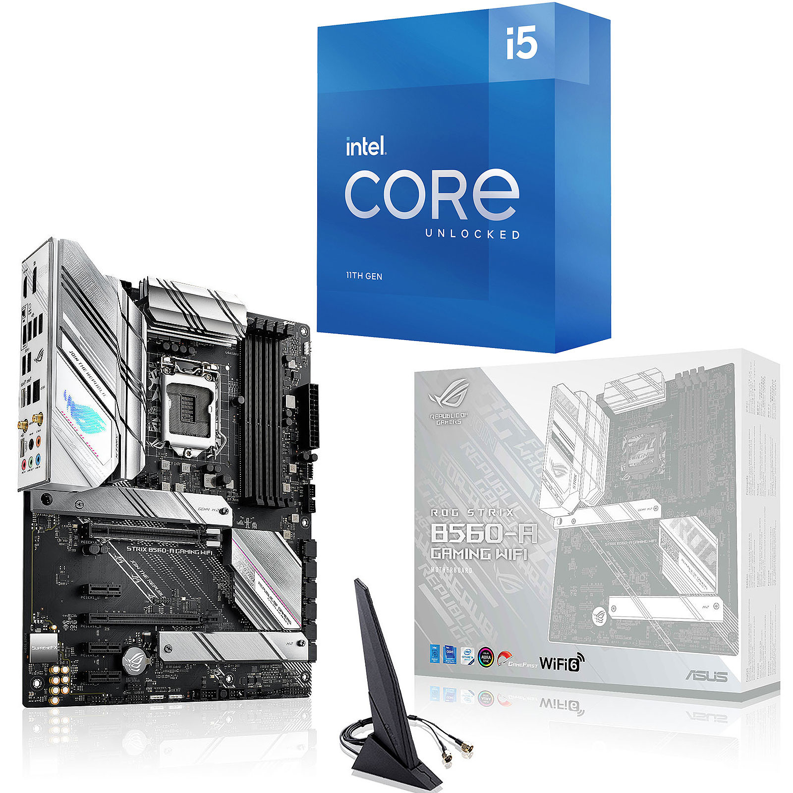 Kit Upgrade PC Core i5K ASUS ROG STRIX B560-A GAMING WIFI - Kit upgrade PC ASUS