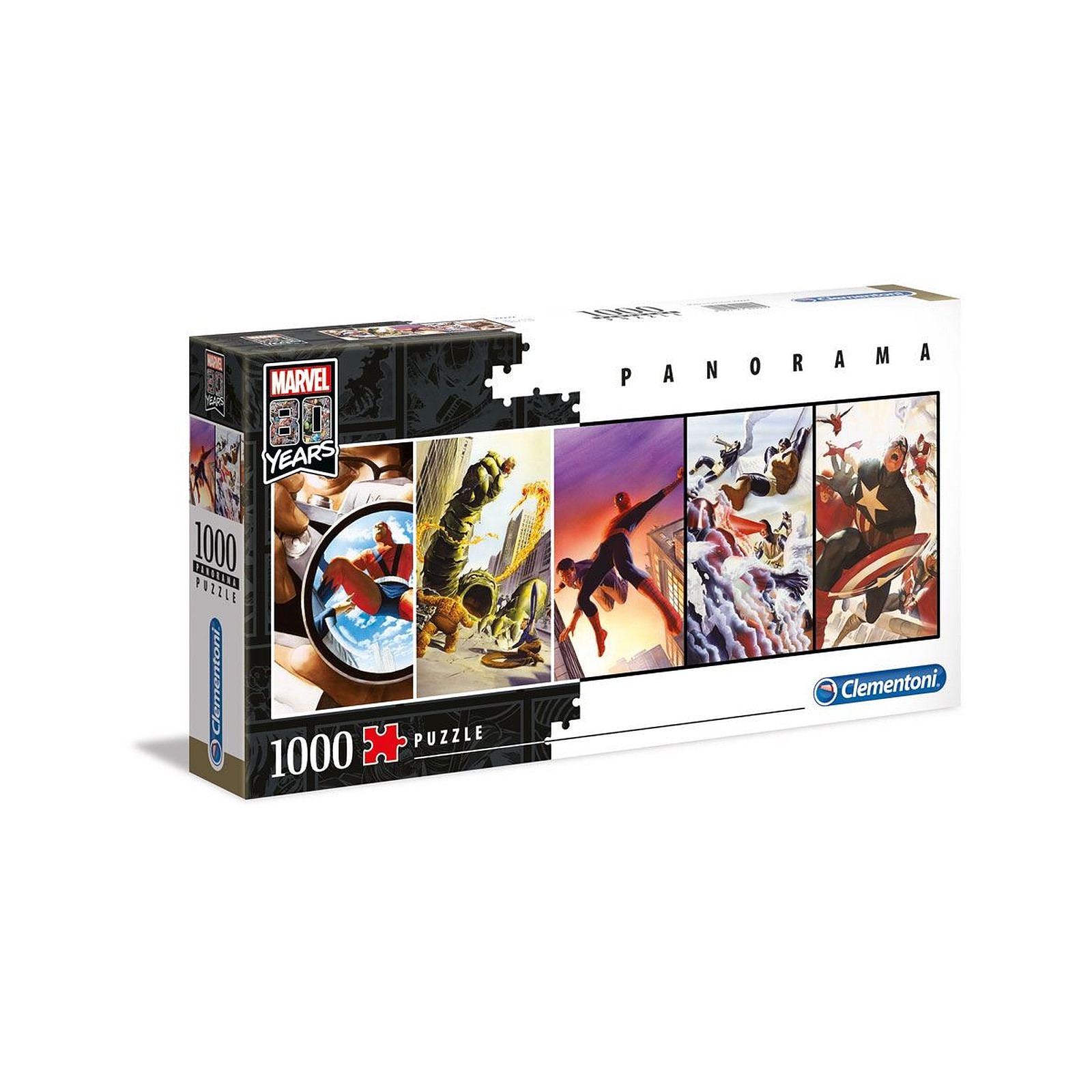 Marvel 80th Anniversary - Puzzle Panorama Characters - Puzzle Clementoni